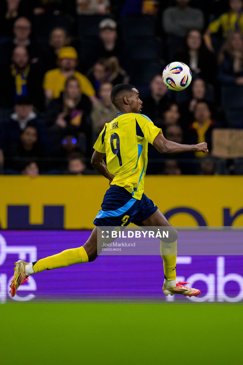 Alexander Isak of Sweden