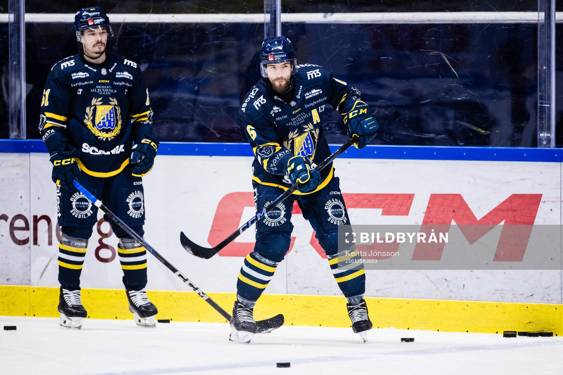 Södertäljes Olli Vainio och Miikka Pitkänen