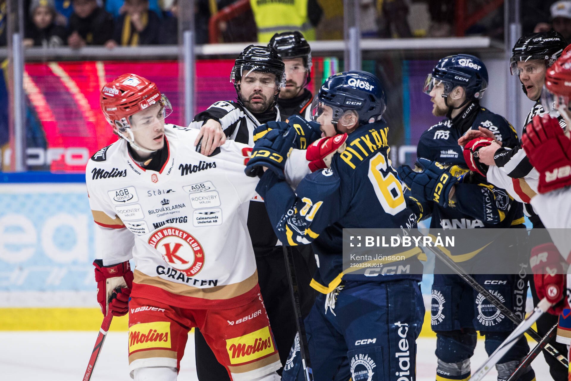 Kalmars Arvid Hurtig och Södertäljes Miikka Pitkänen