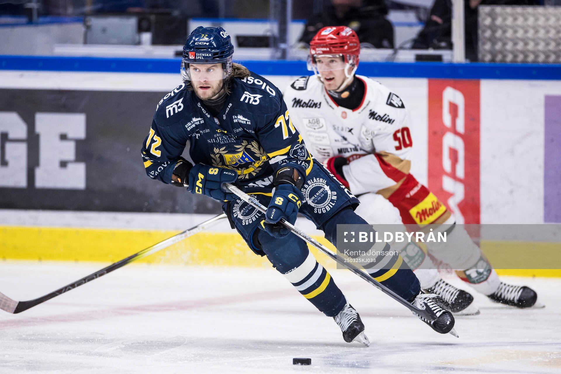 Södertäljes Nicolai Meyer och Kalmars Veikko Loimaranta