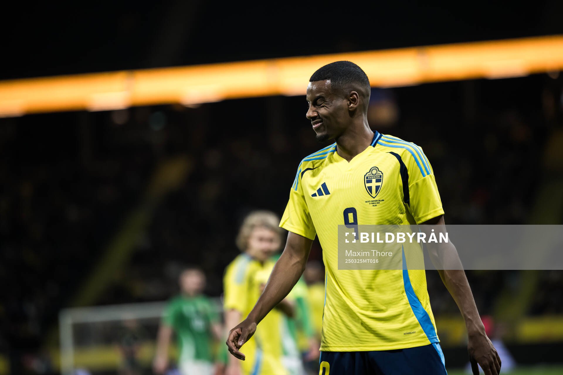Alexander Isak of Sweden
