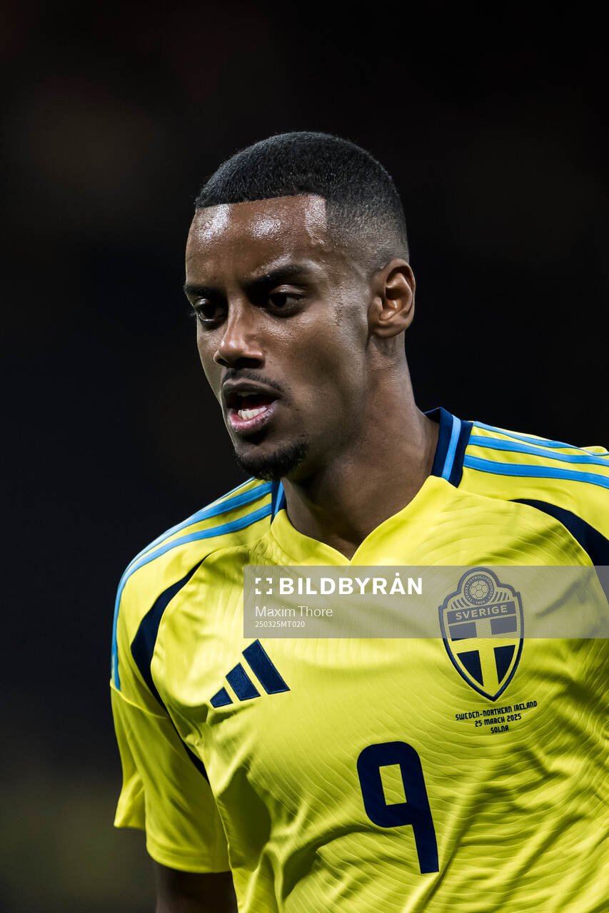 Alexander Isak of Sweden