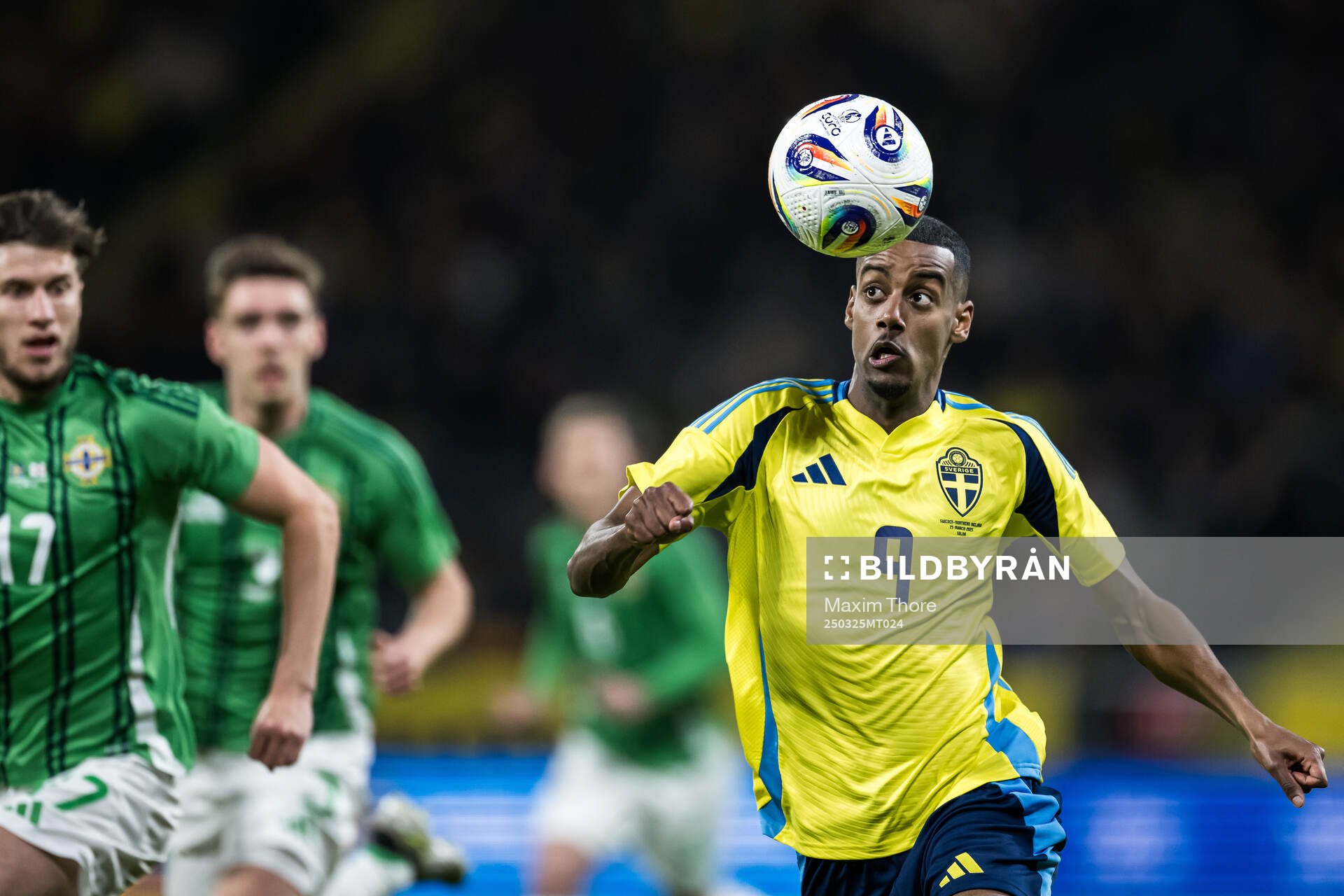 Alexander Isak of Sweden