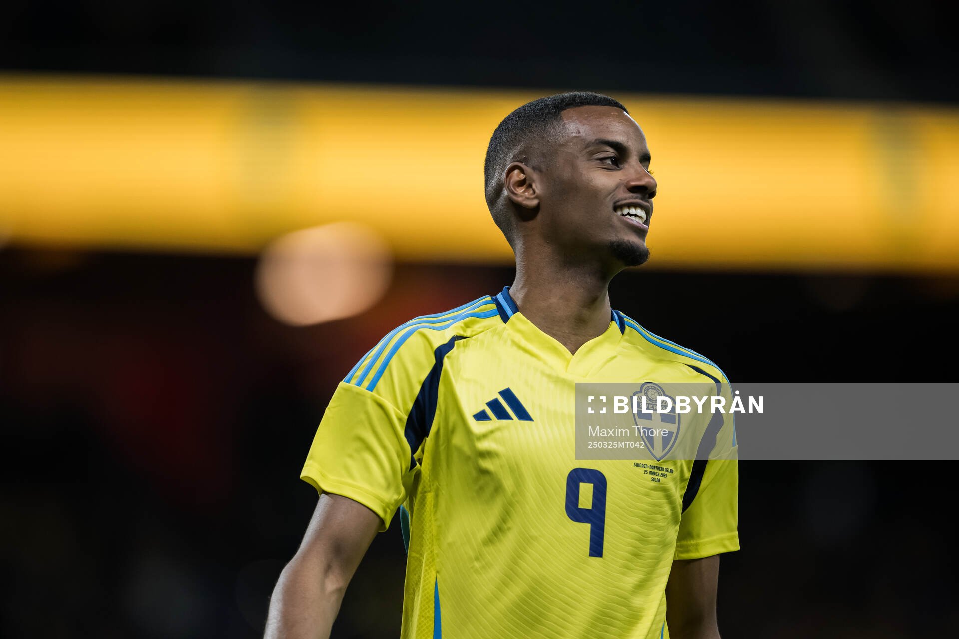 Alexander Isak of Sweden