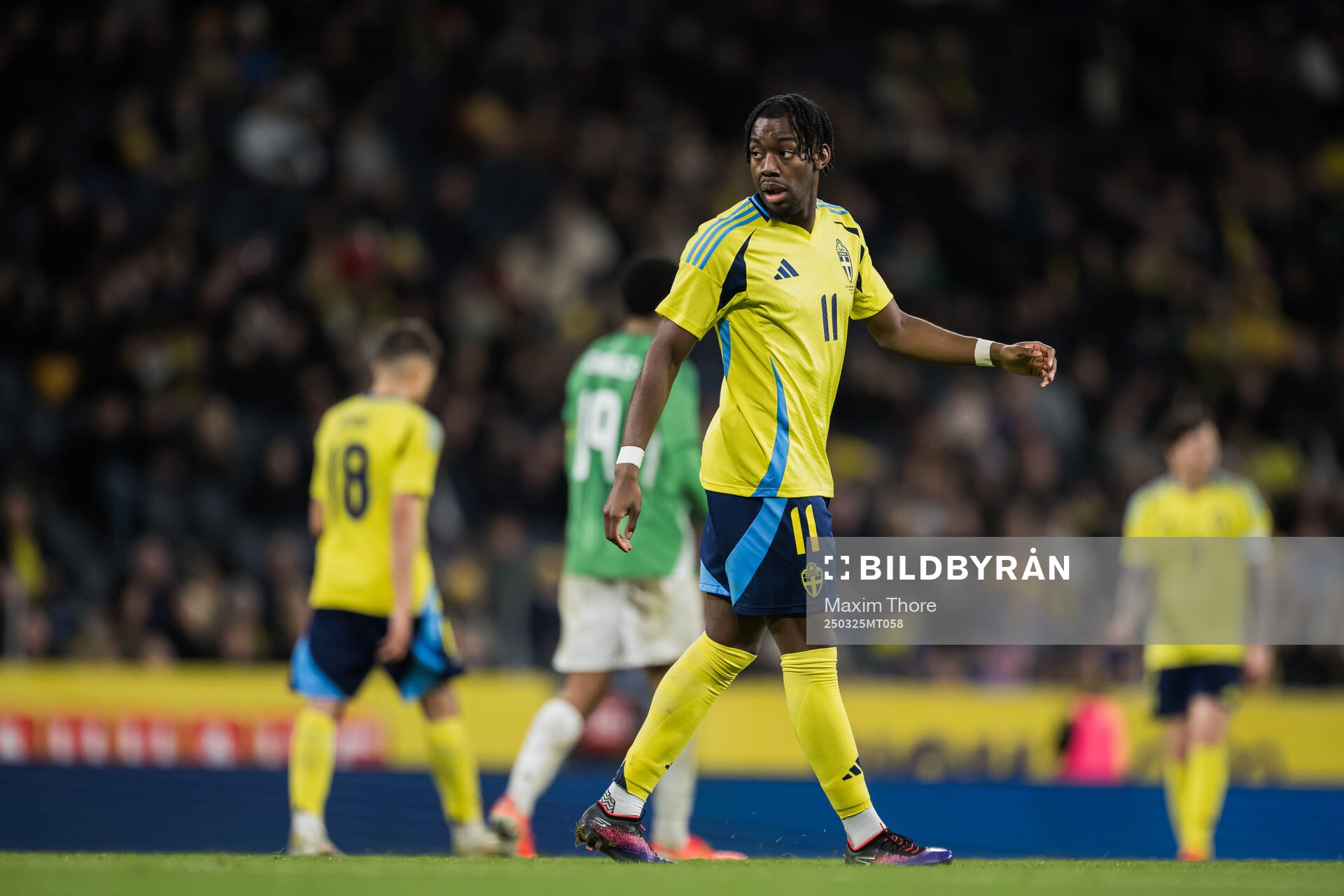 Anthony Elanga of Sweden