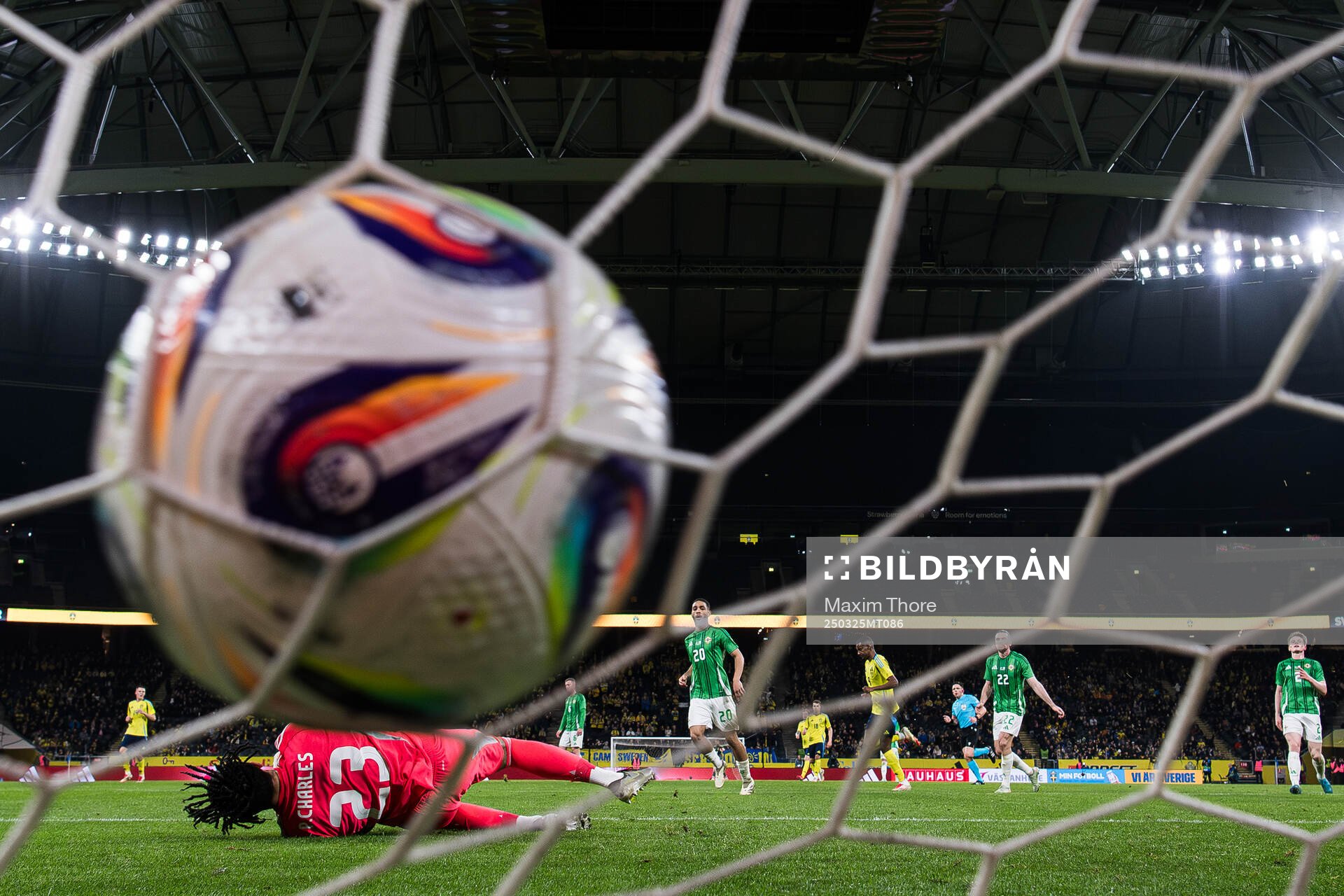 Alexander Isak of Sweden celebrates