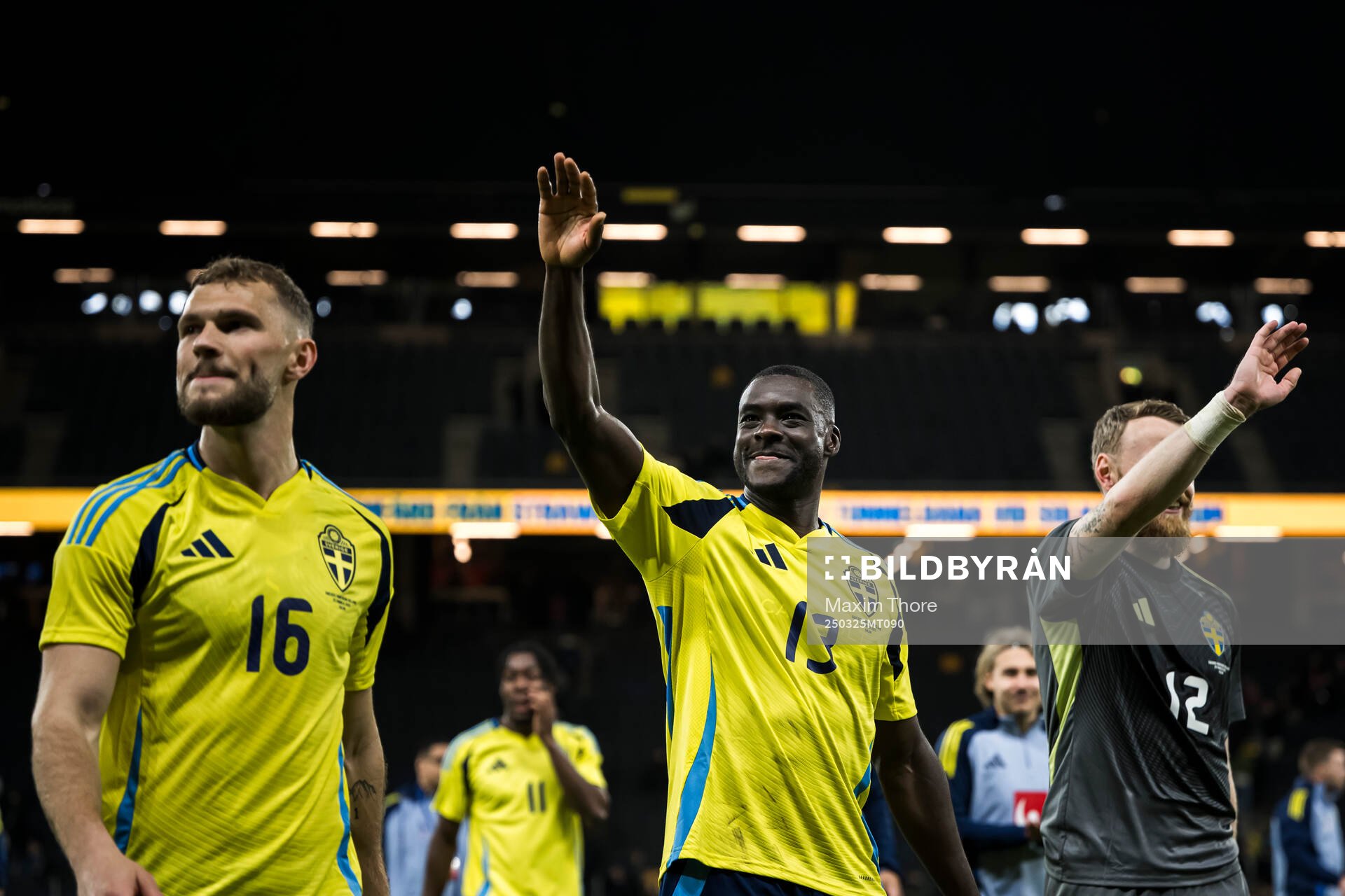 Ken Sema of Sweden celebrates