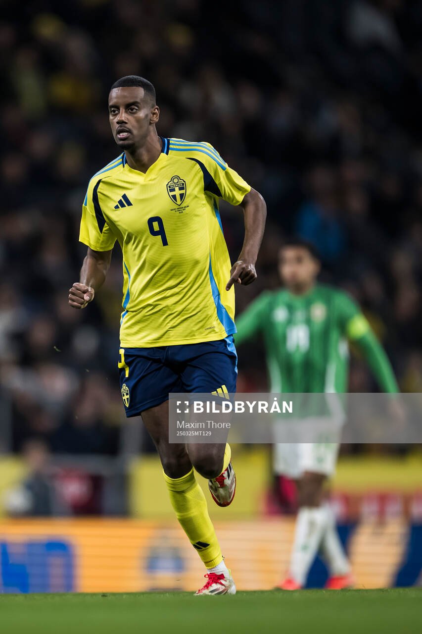 Alexander Isak of Sweden