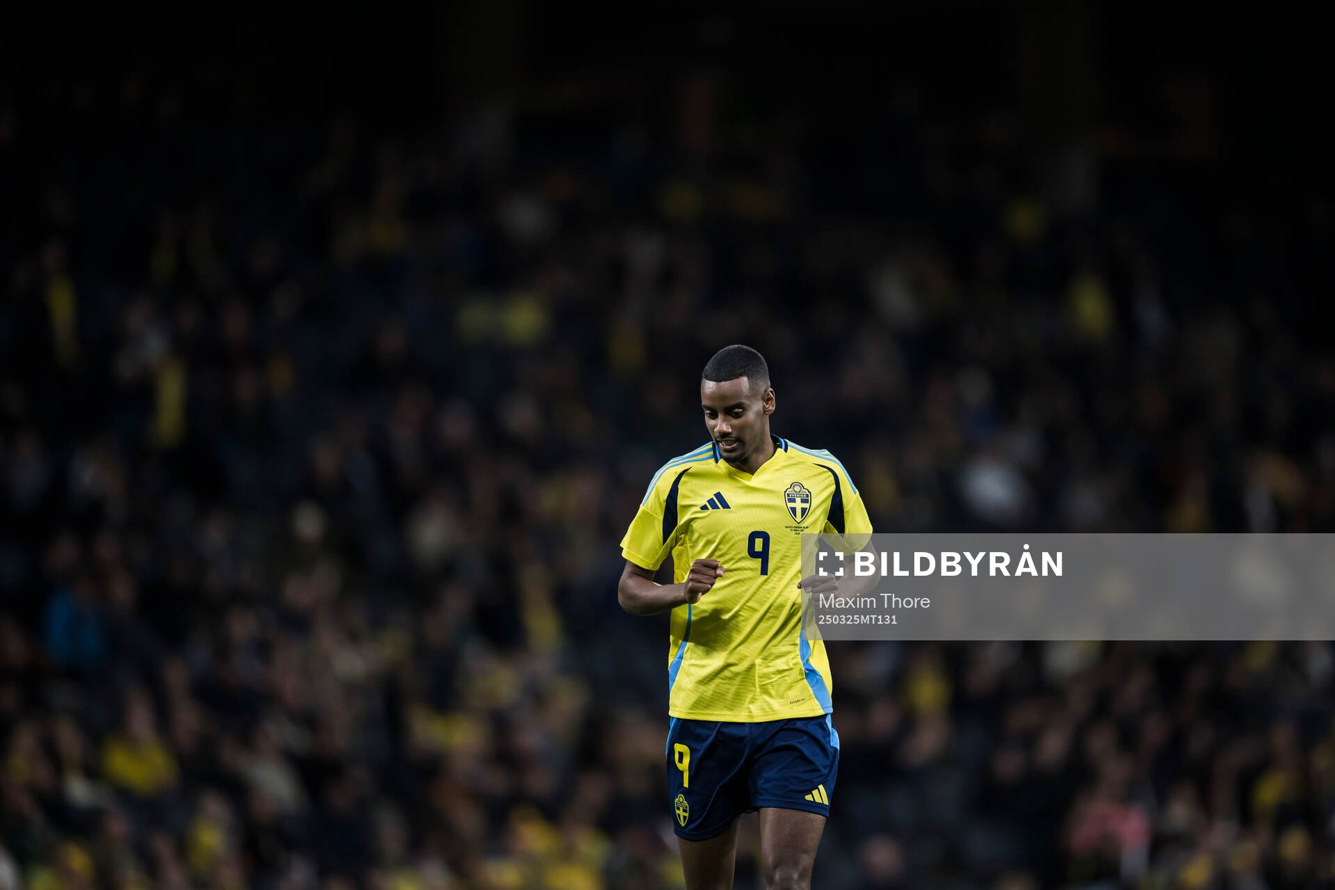Alexander Isak of Sweden