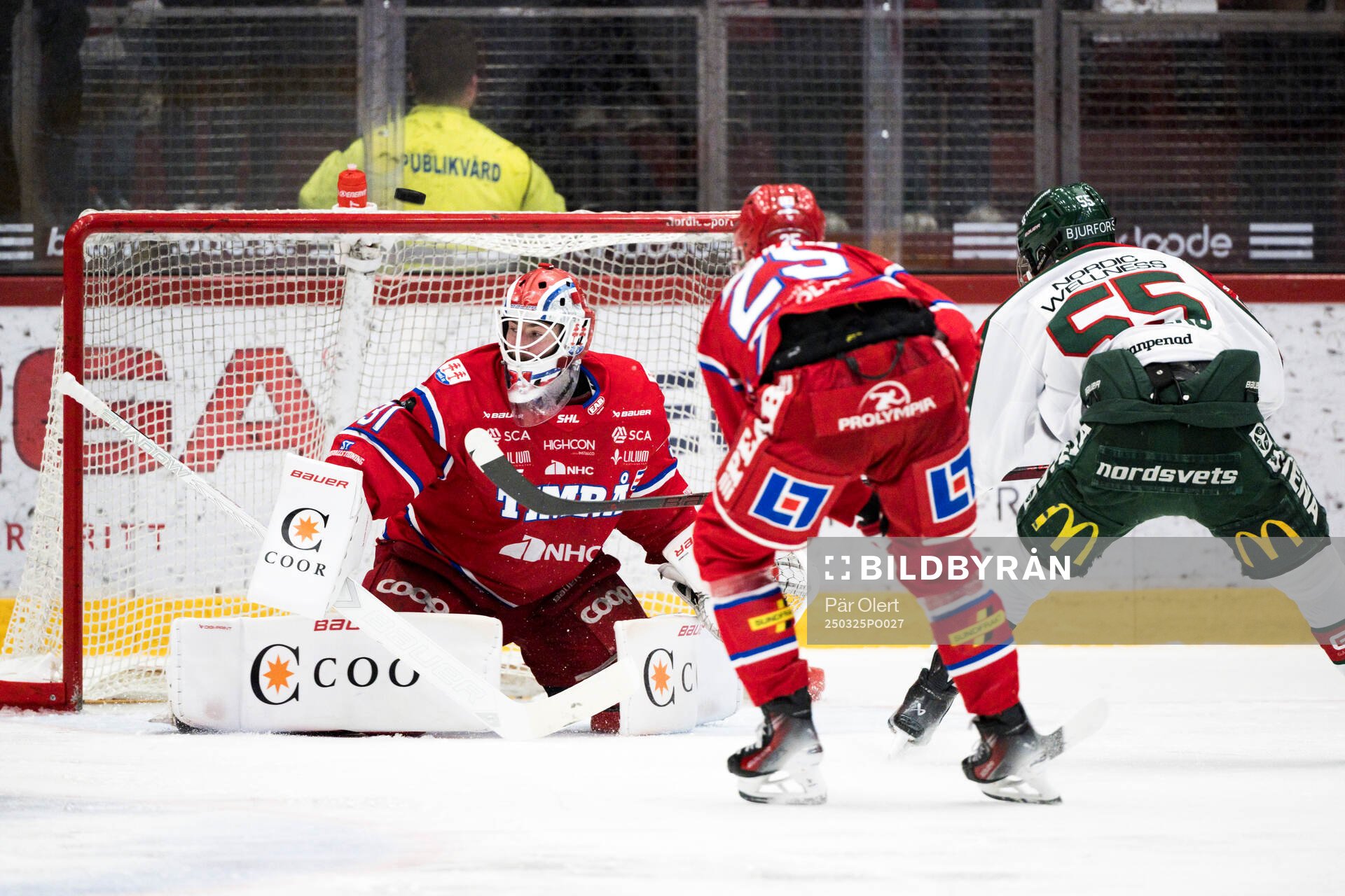 Timrås Tim Juel och Frölundas Ivar Stenberg