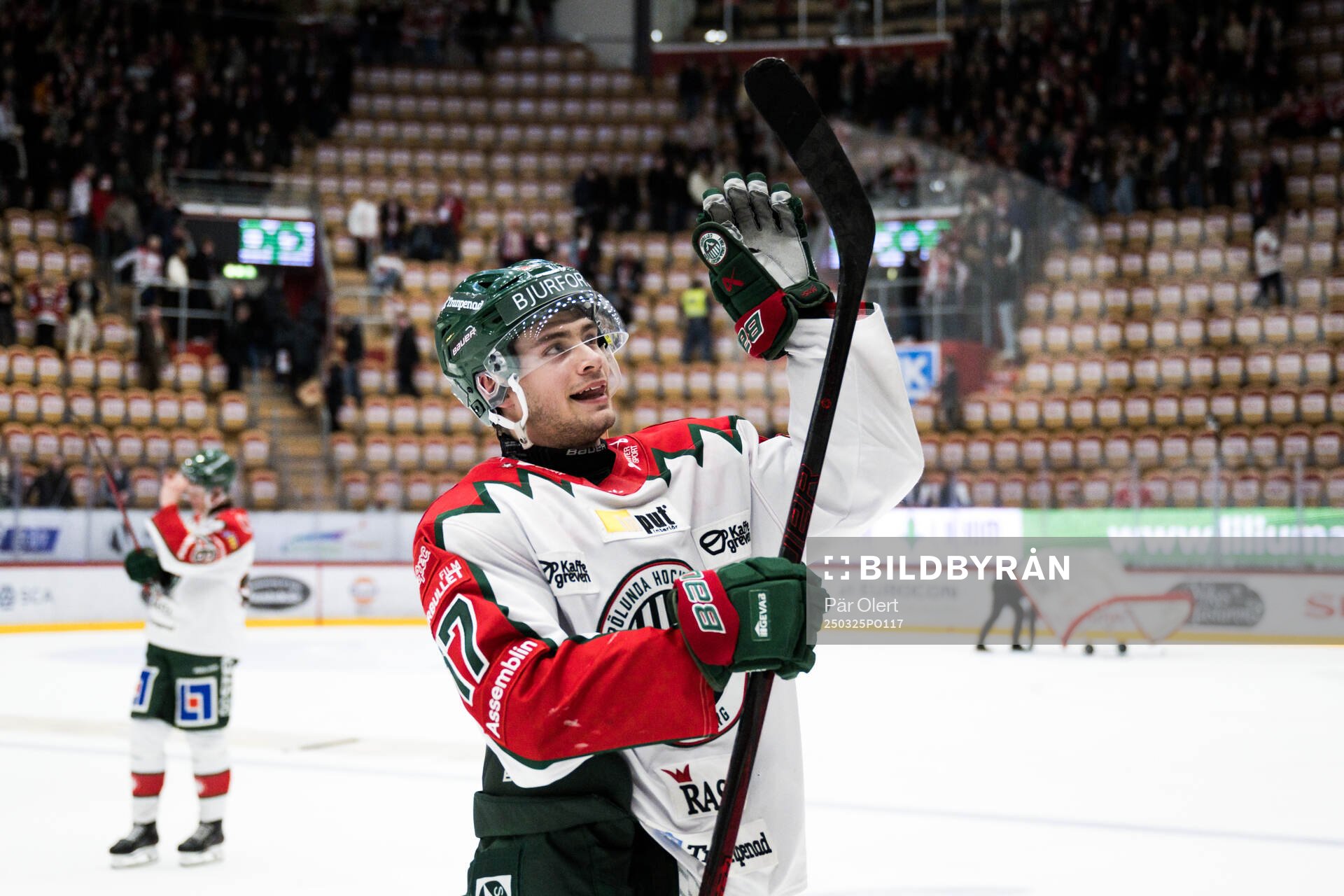 Frölundas Isac Born jublar
