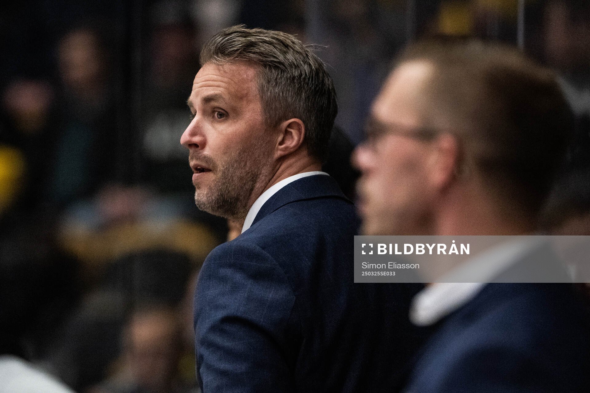 Skellefteås assisterande tränare Pontus Petterström