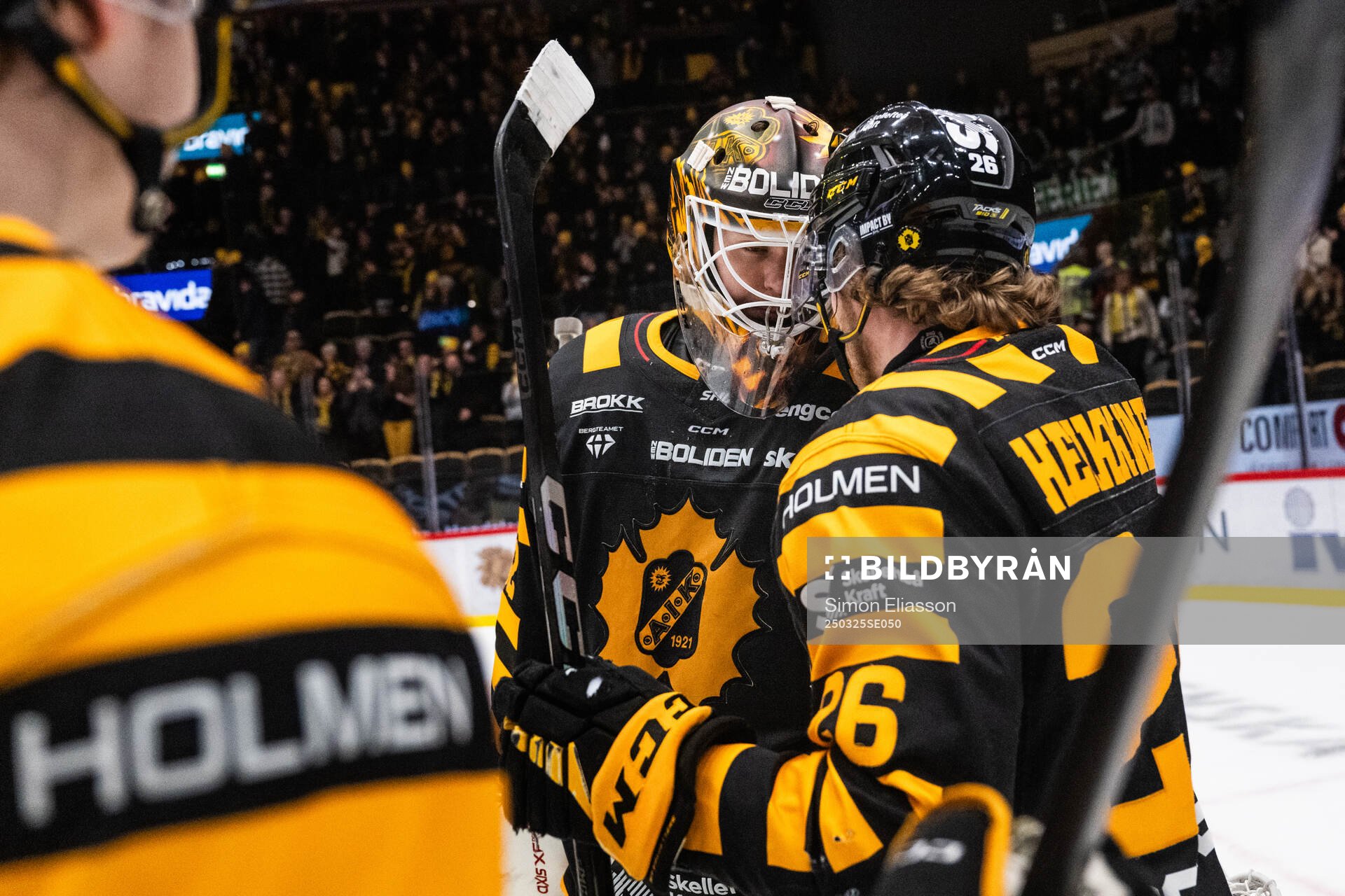 Skellefteås målvakt Linus Söderström och Anton