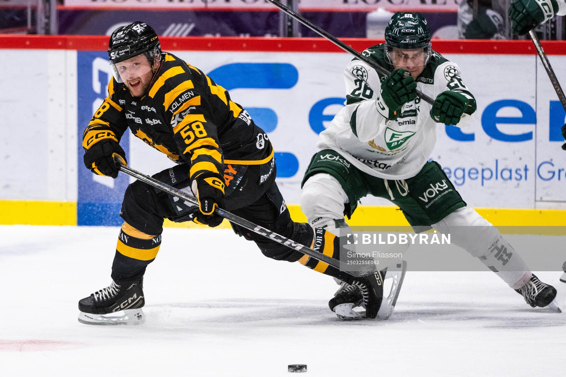 Skellefteås Oskar Nilsson och Färjestads Joel Nyström