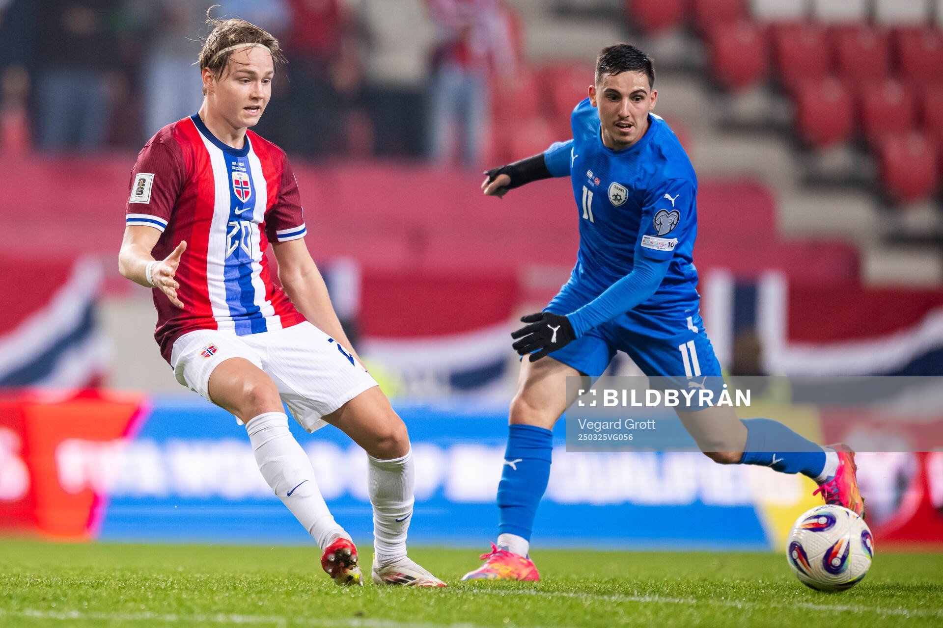 Andreas Schjelderup of Norway and scar Gloukh of Israel
