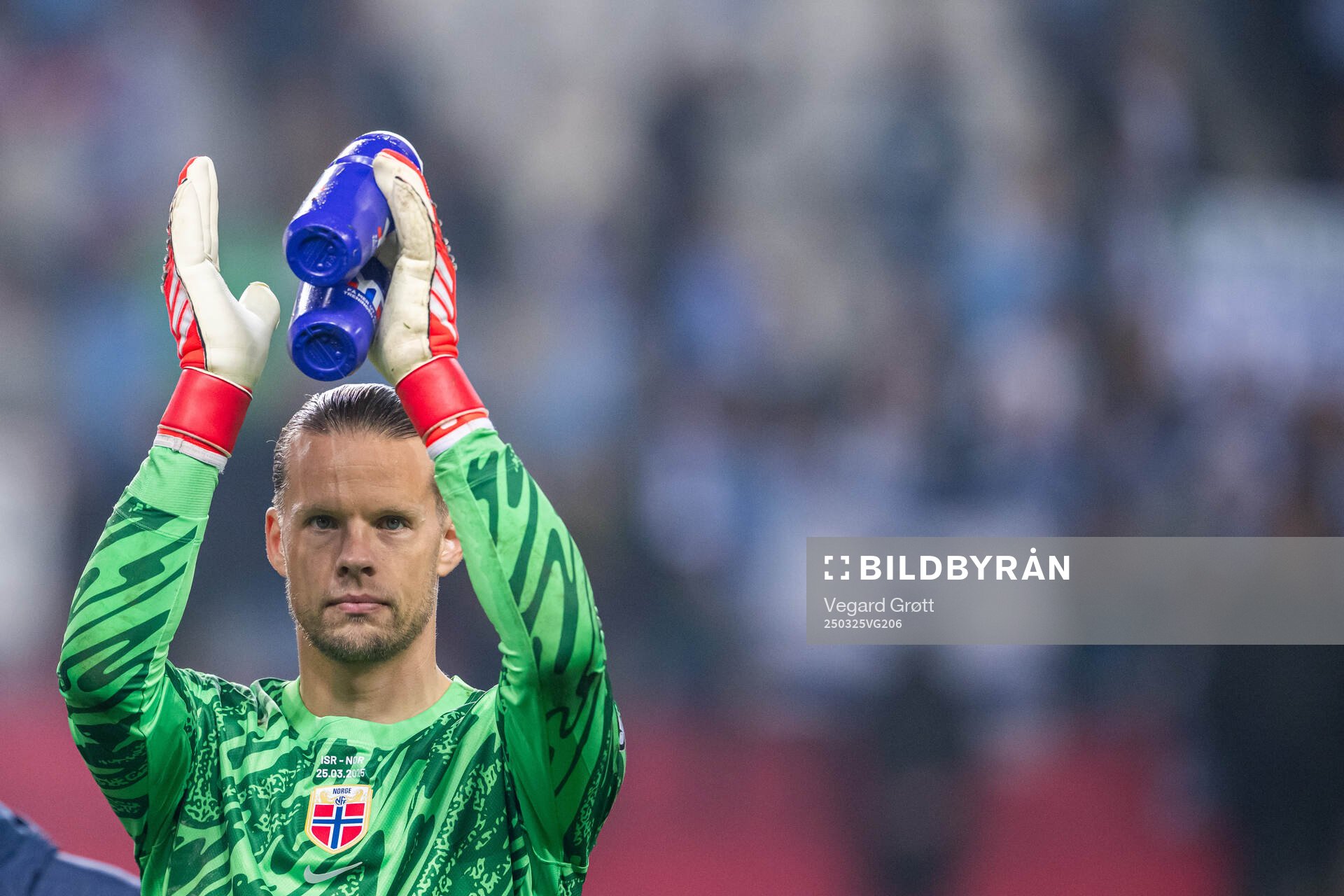 Goalkeeper Ørjan Håskjold Nyland of Norway