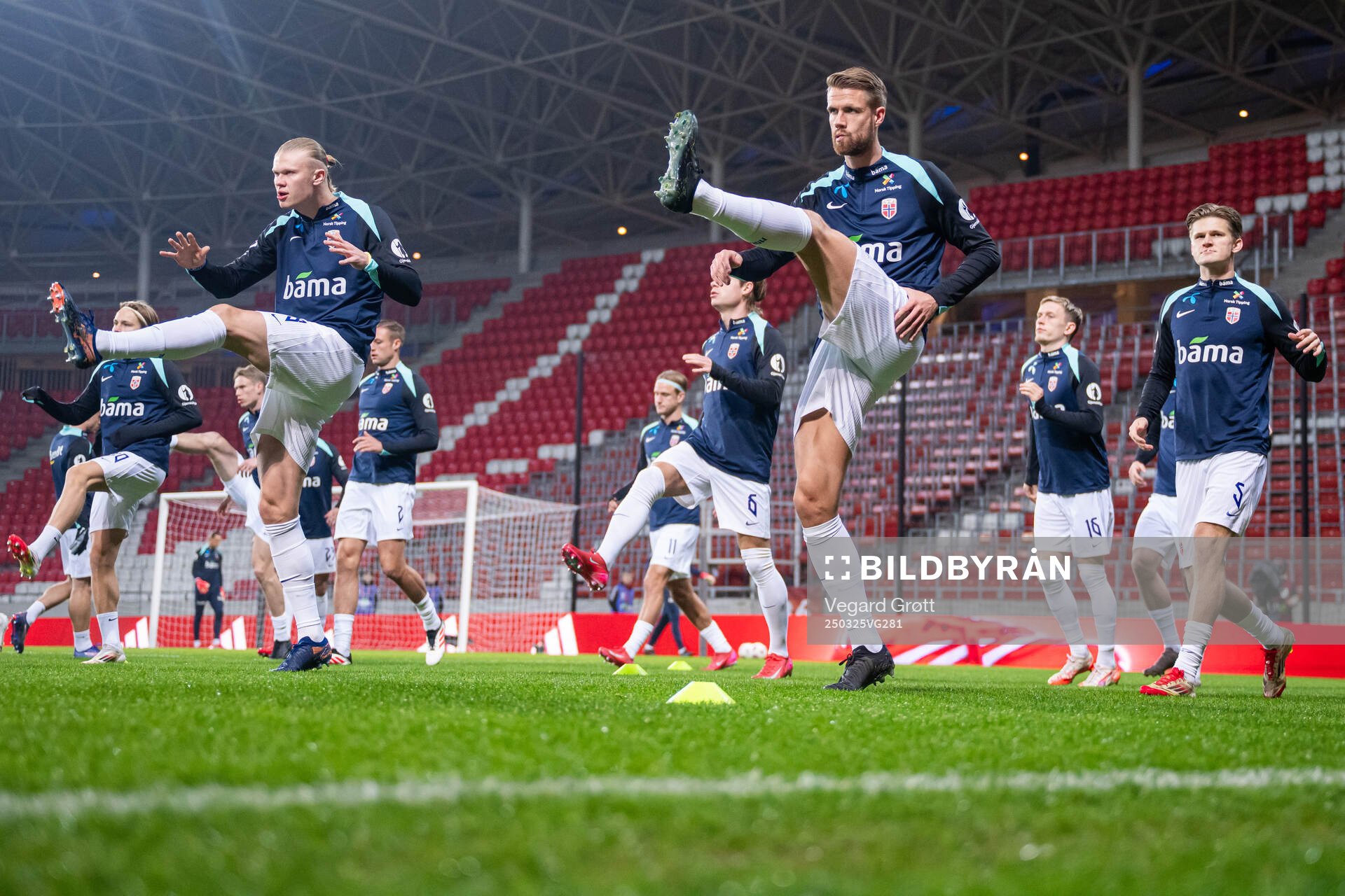 Erling Braut Haaland, Kristoffer Ajer and David Møller