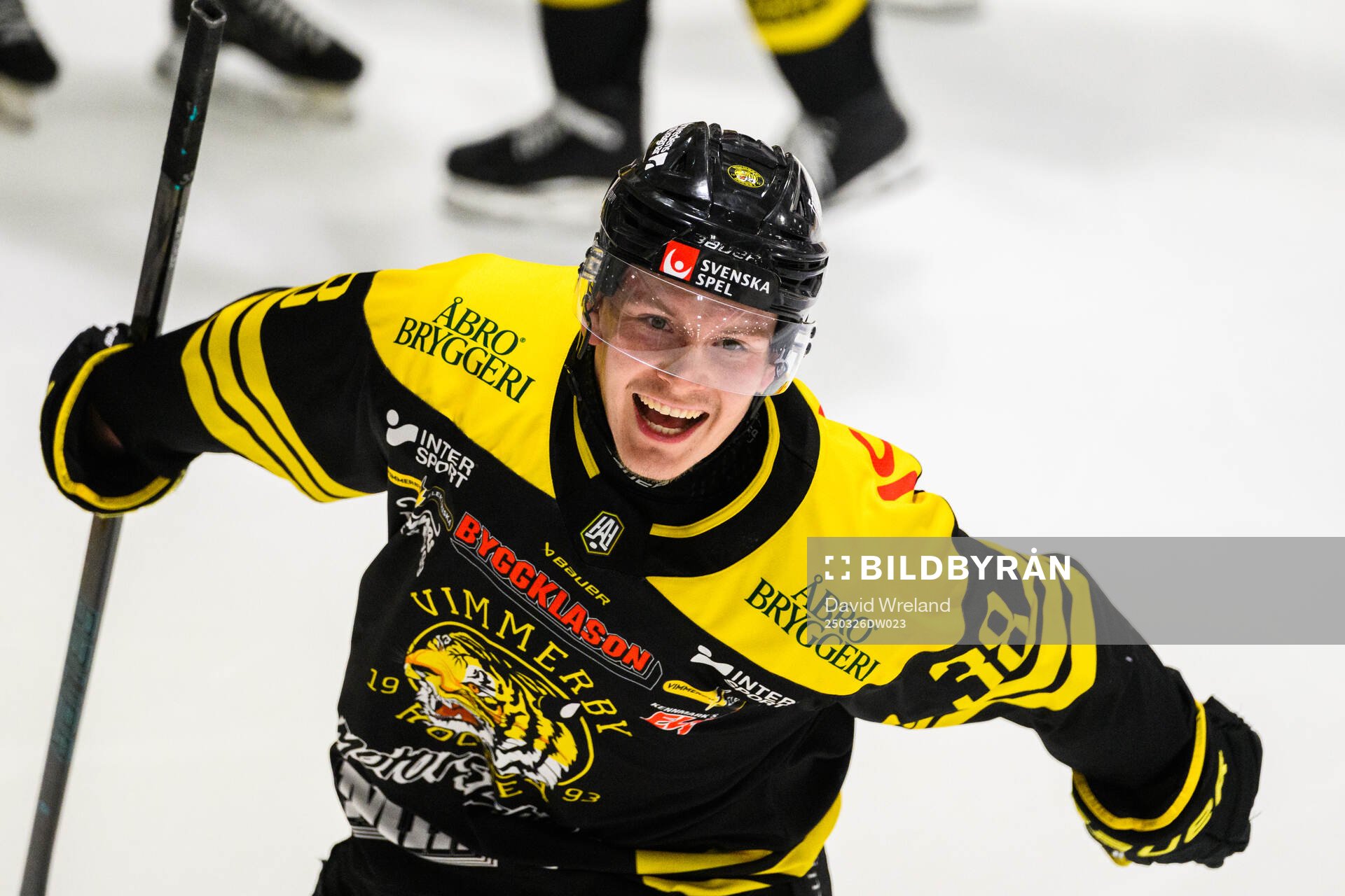 Vimmerbys Eddie Levin jublar