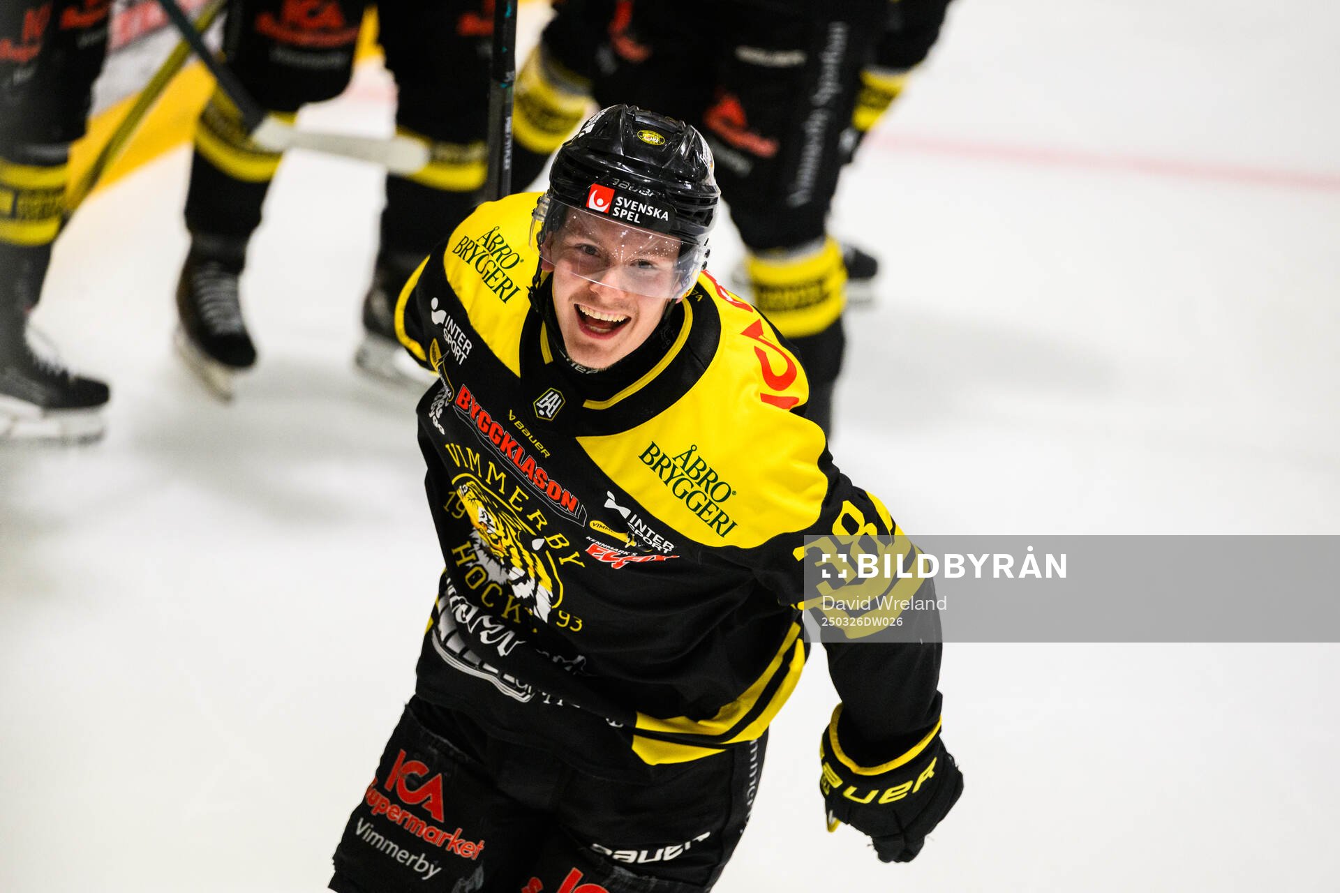 Vimmerbys Eddie Levin jublar