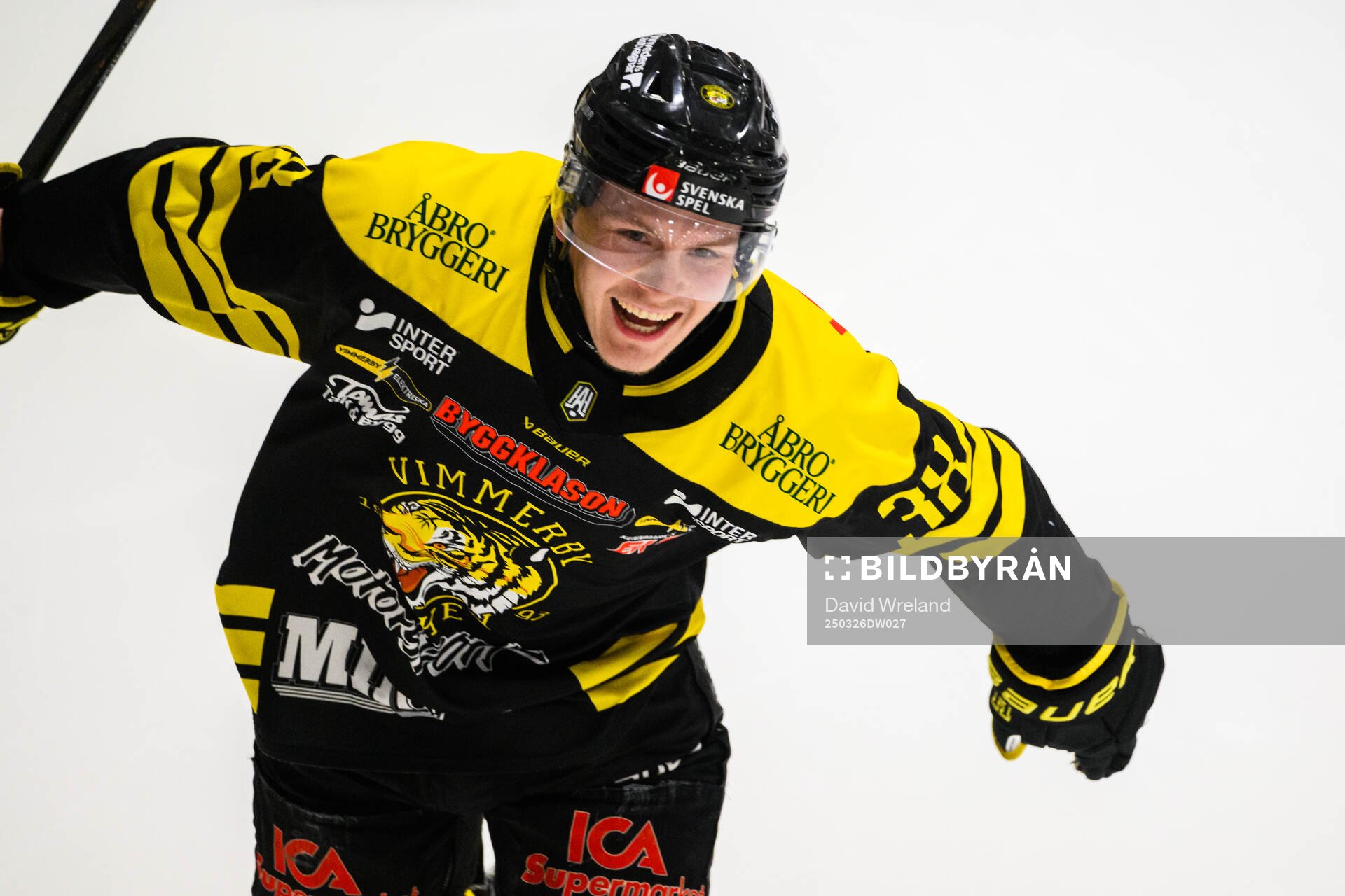 Vimmerbys Eddie Levin jublar