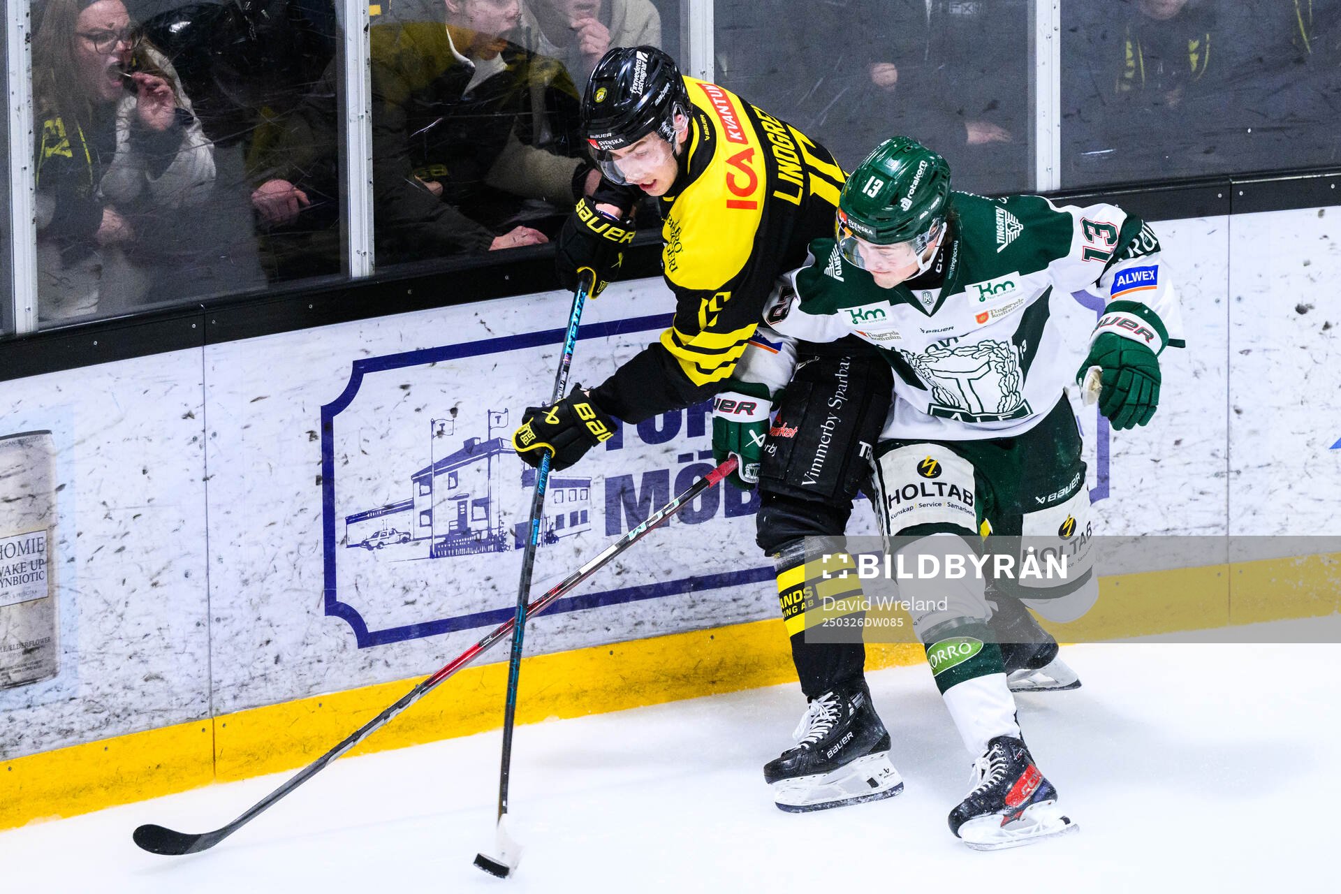 Vimmerbys Oskar Lindgren och Tingsryds Hugo Styf
