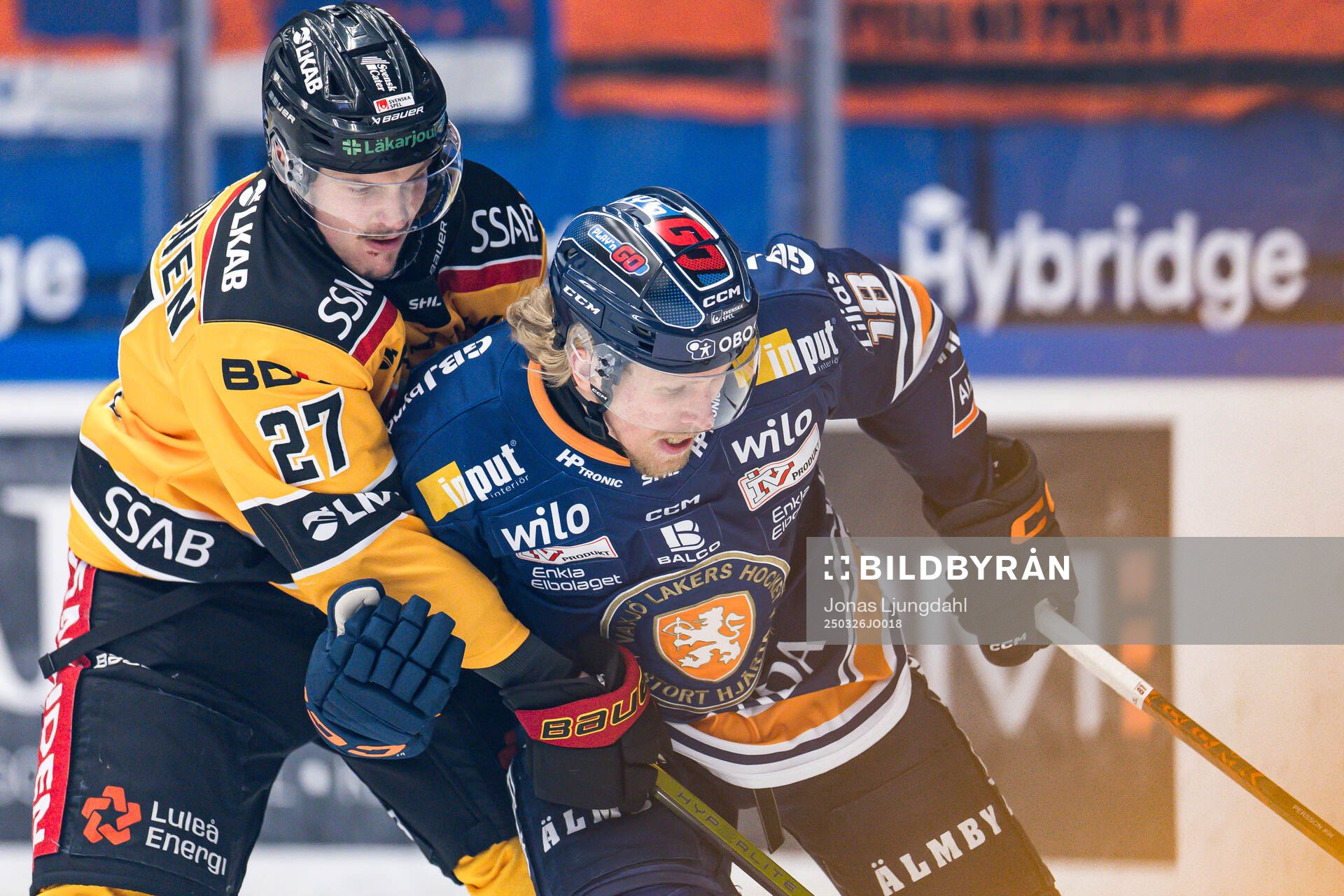 Luleås Oskari Laaksonen och Växjös Marcus Sylvegård