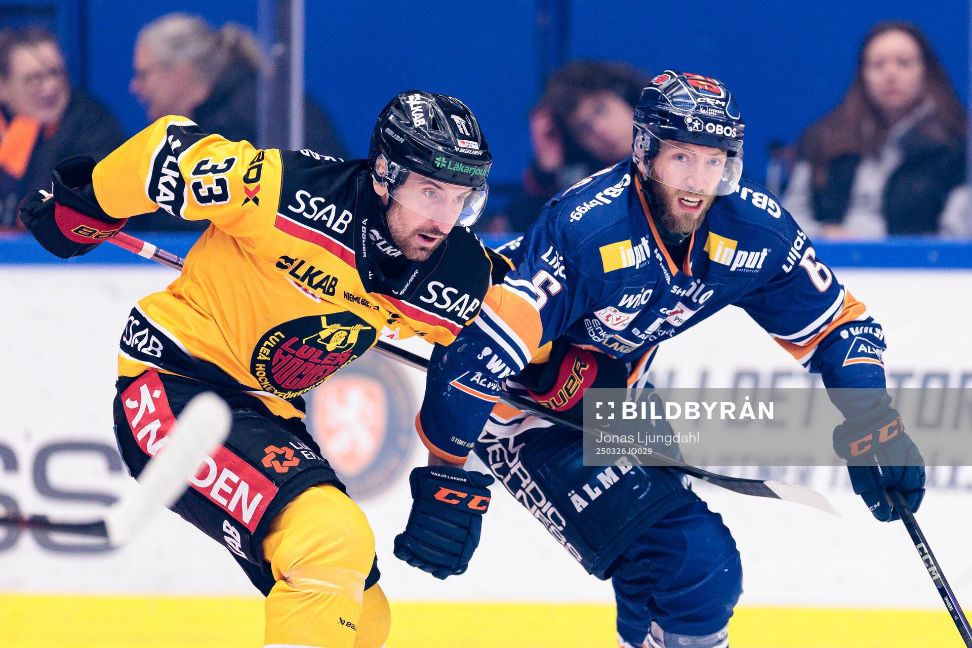 Luleås Albin Lundin och Växjös Petter Granberg