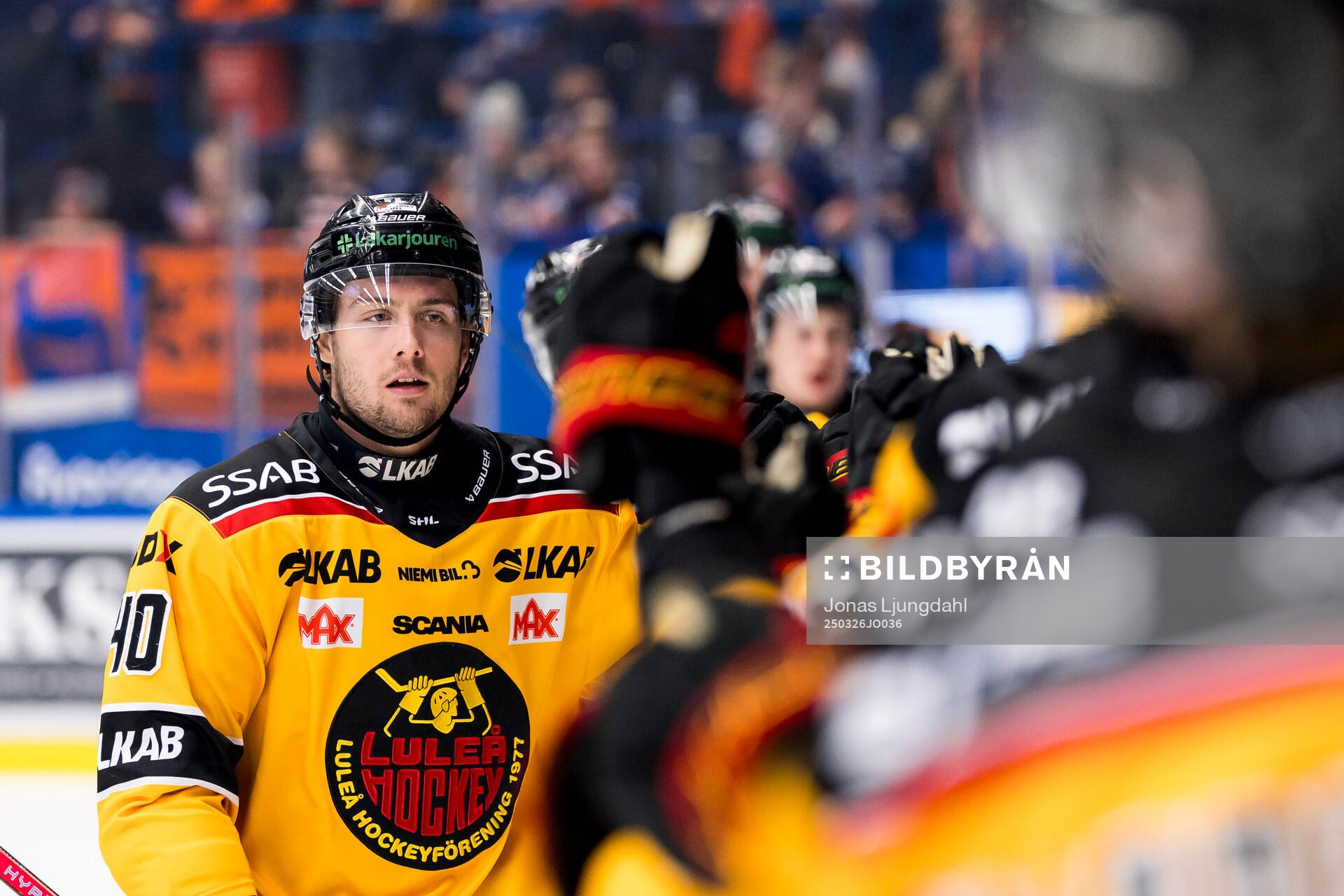 Luleås David Lilja jublar