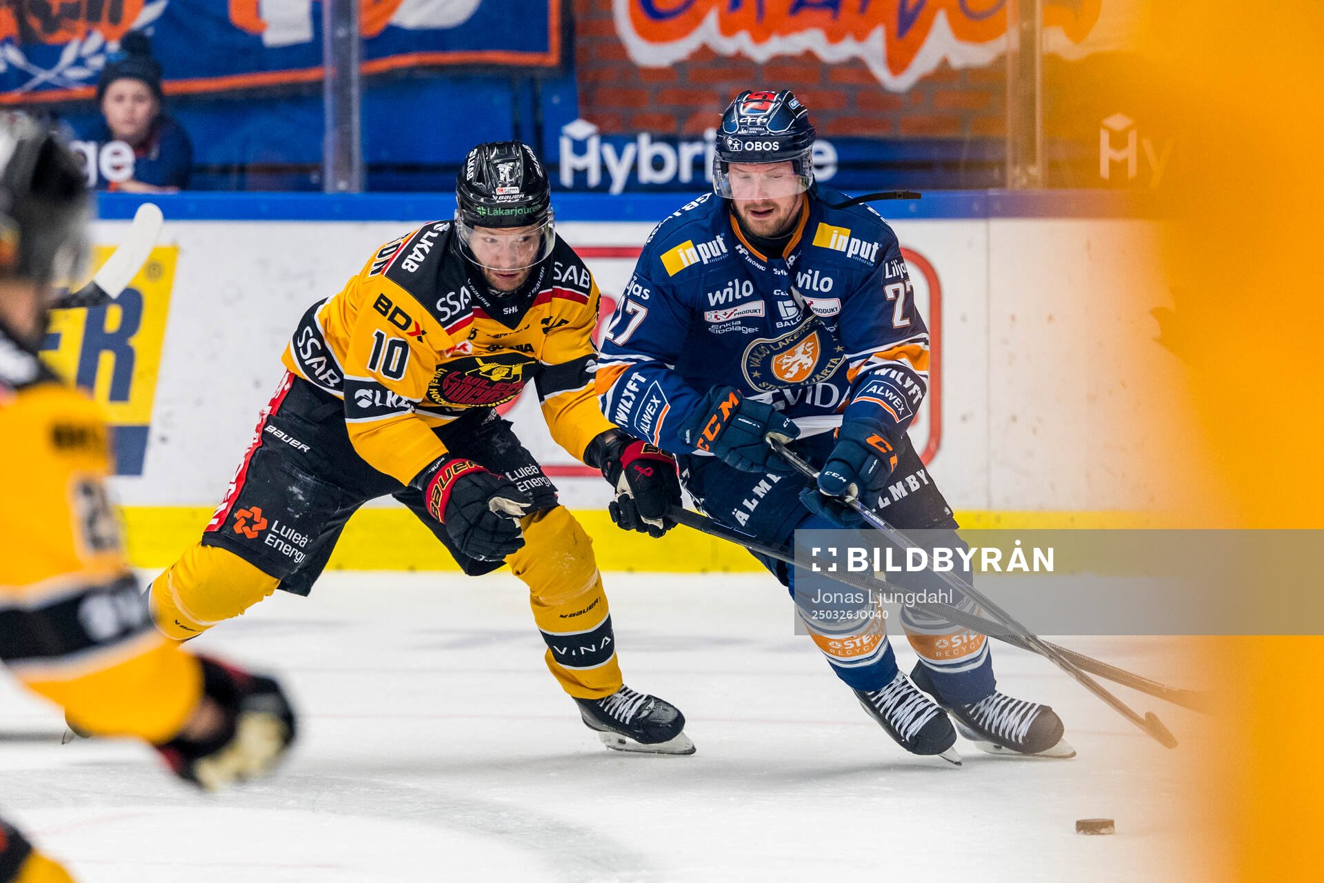 Luleås Einar Emanuelsson och Växjös Martin Lundberg