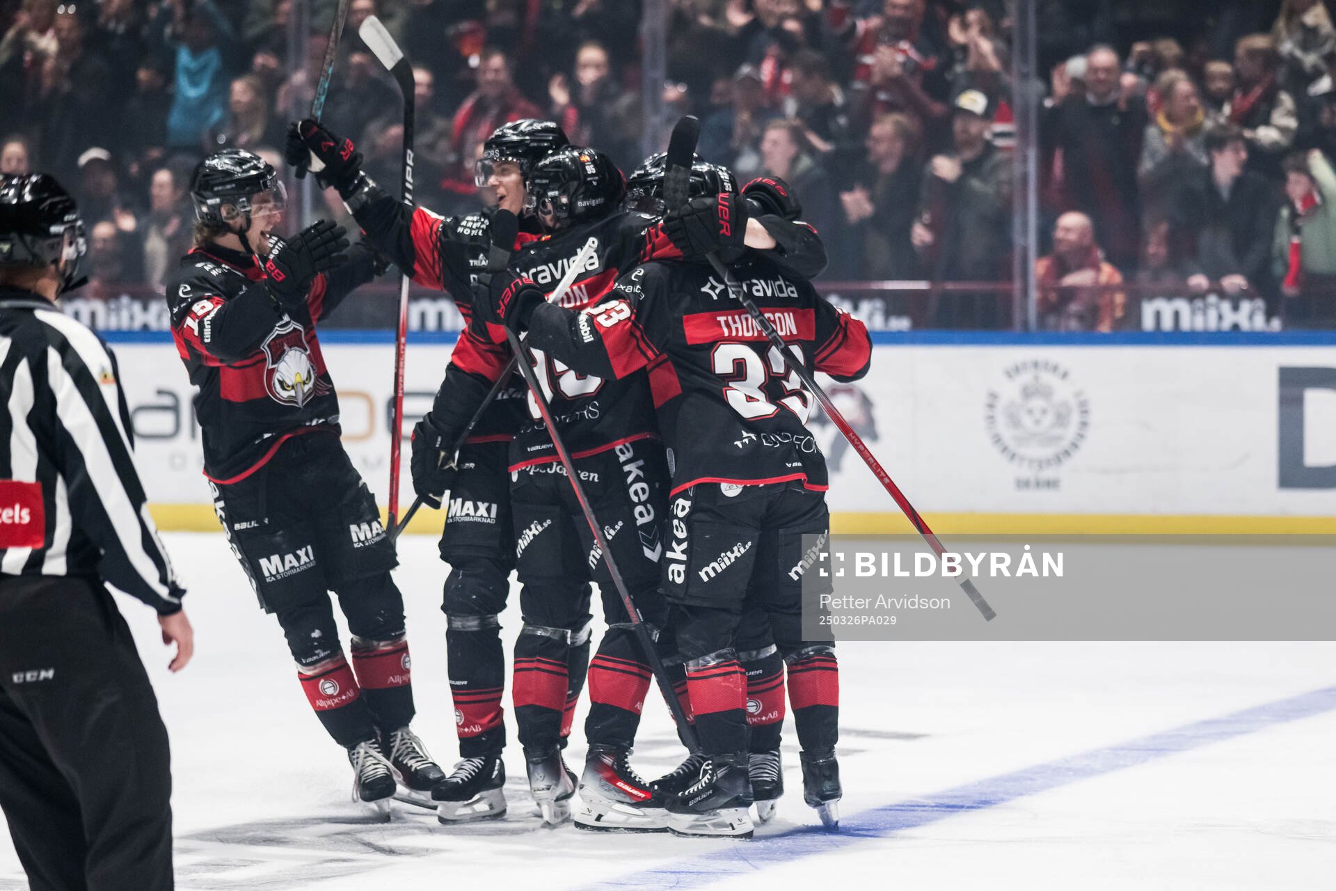 Malmö Redhawks Lassi Thomson jublar