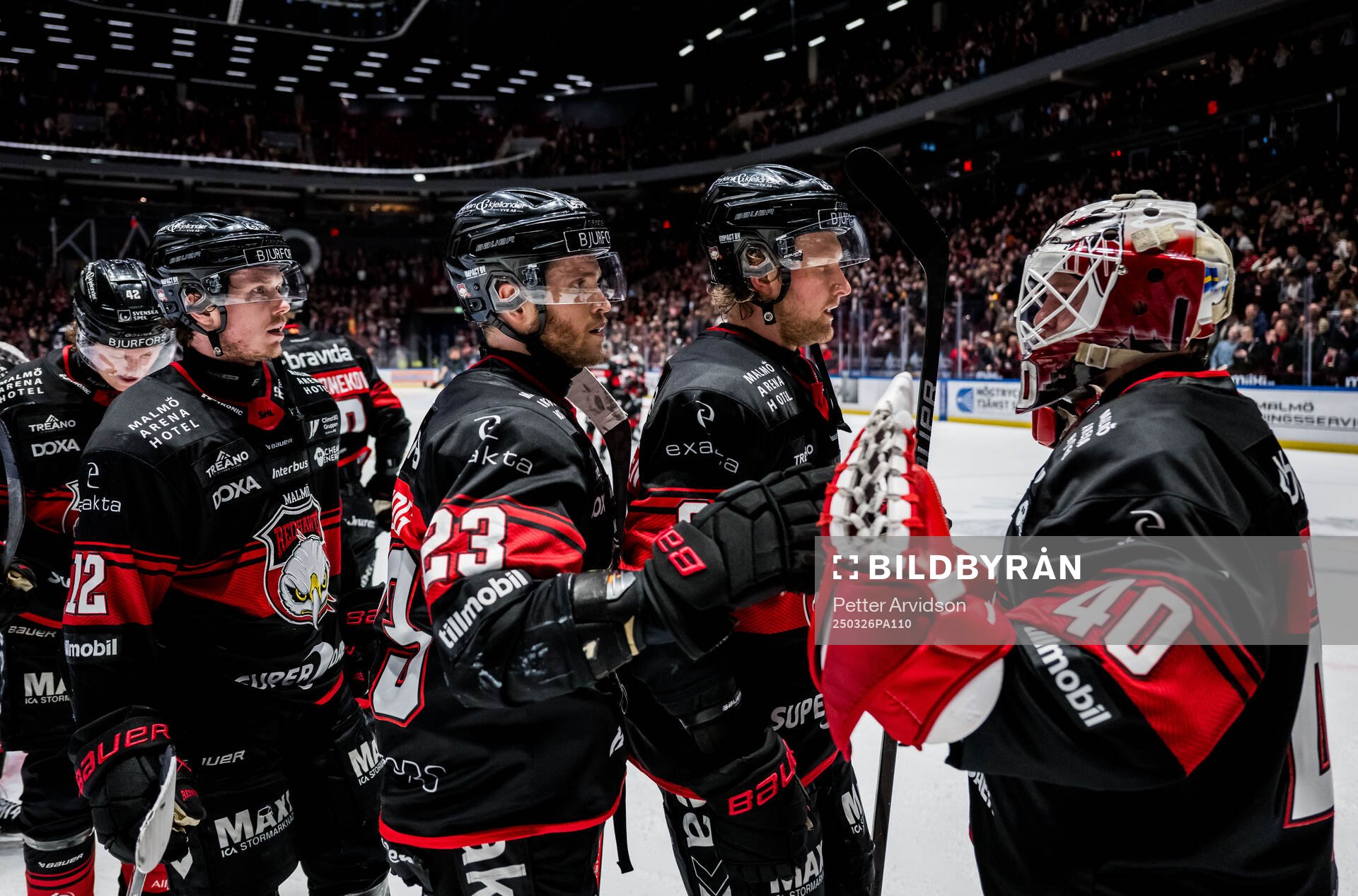 Malmö Redhawks Christoffer Forsberg, Thomas Berg Paulsen