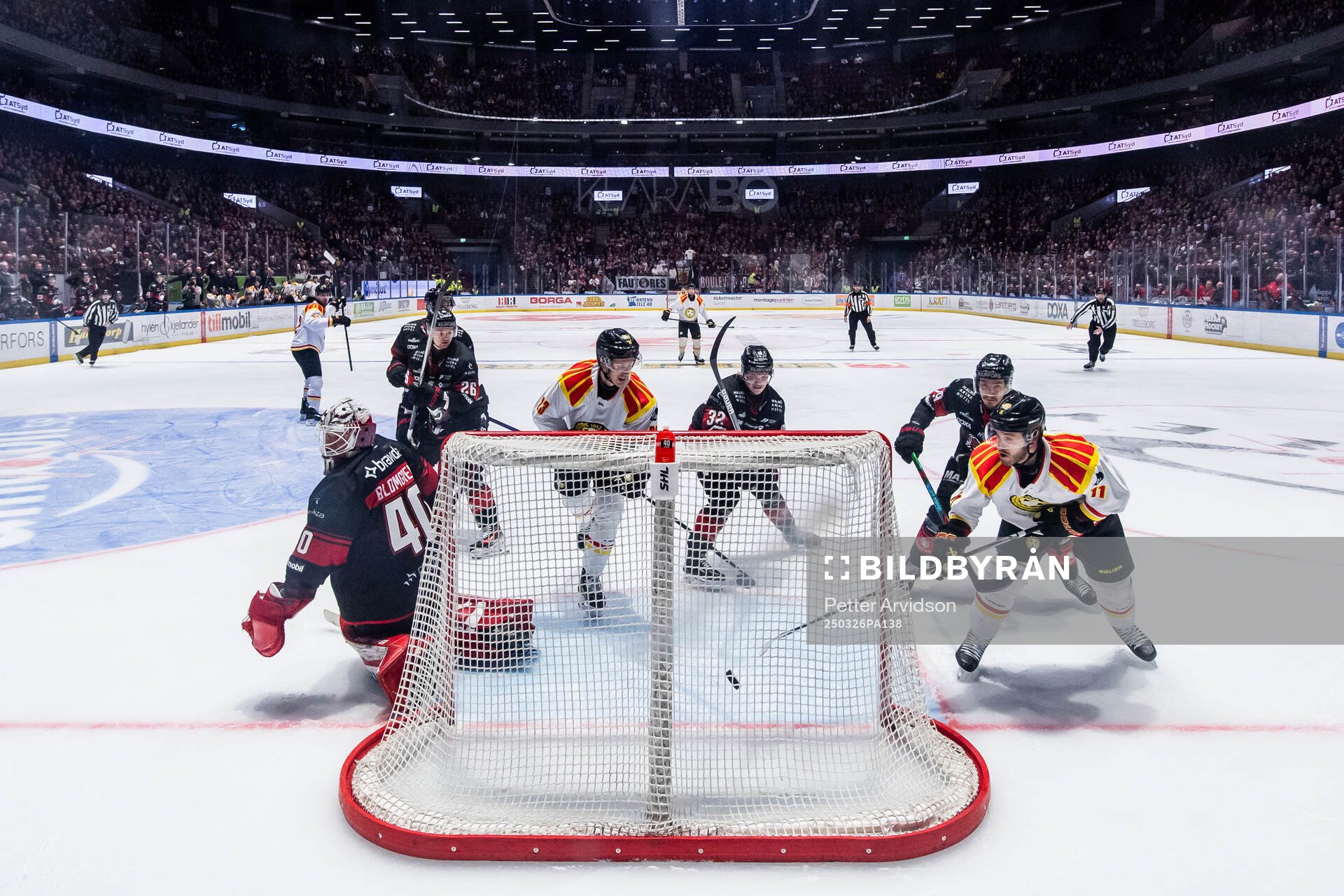 Brynäs Jordan Schroeder gör 5-3 bakom Malmö Redhawks
