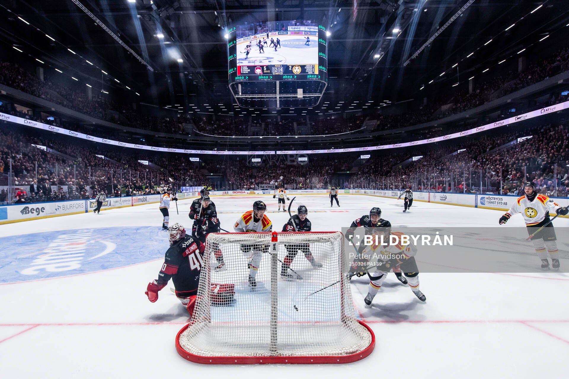 Brynäs Jordan Schroeder gör 5-3 bakom Malmö Redhawks