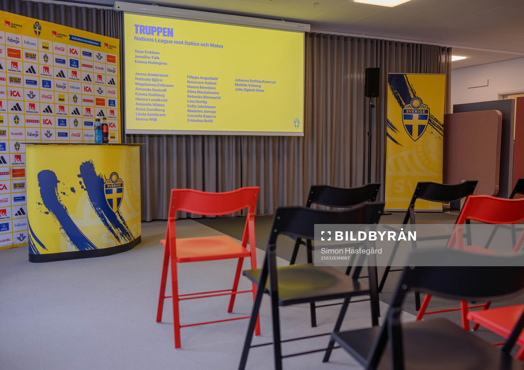 Players of the Swedish women's national football team is