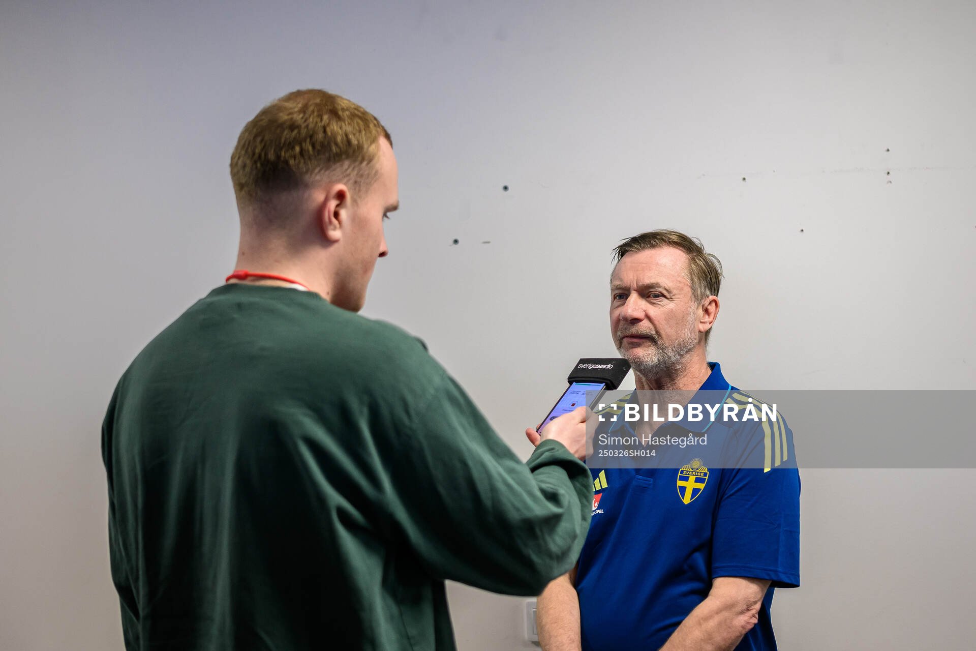 Head coach Peter Gerhardsson of the Swedish women's