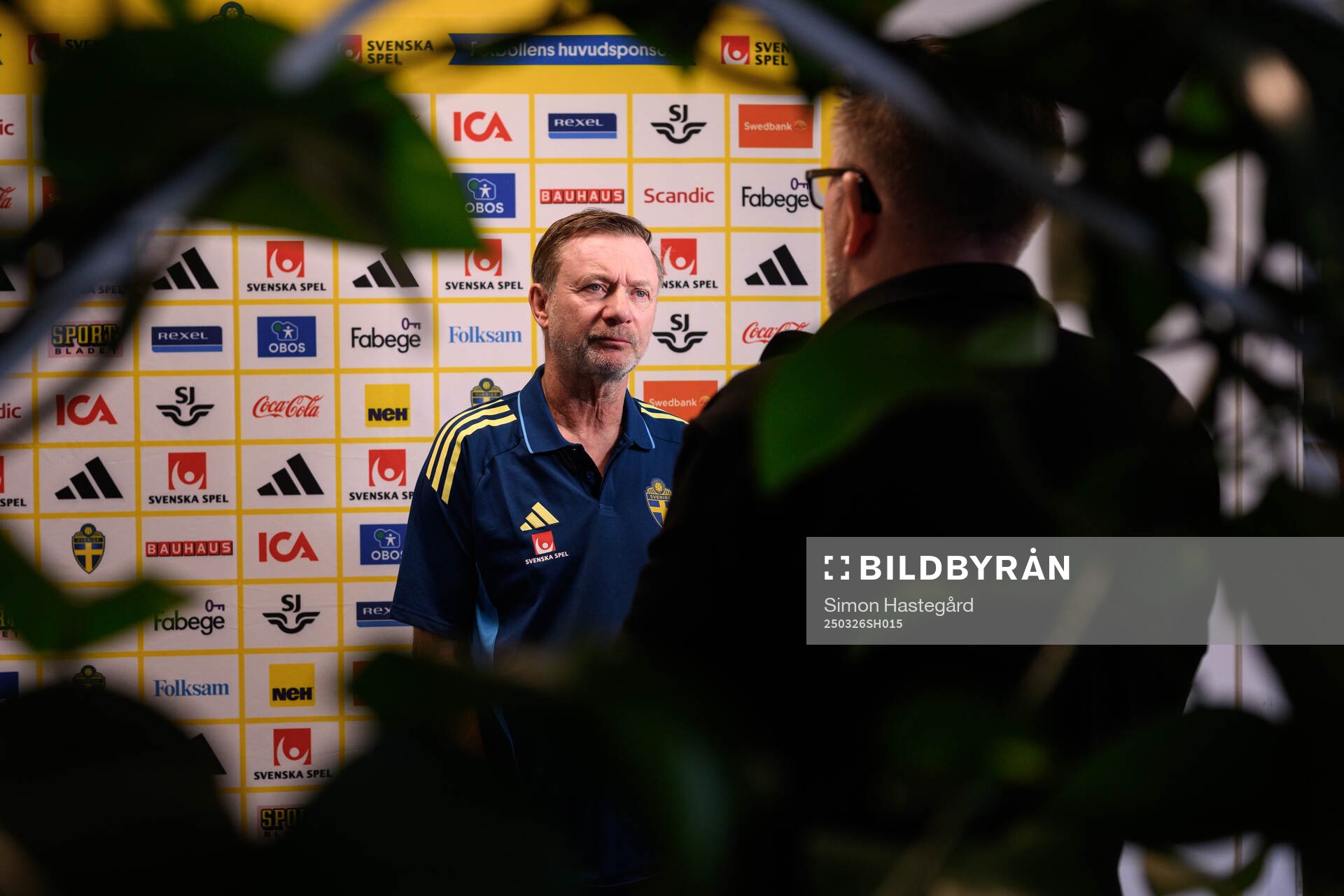Head coach Peter Gerhardsson of the Swedish women's