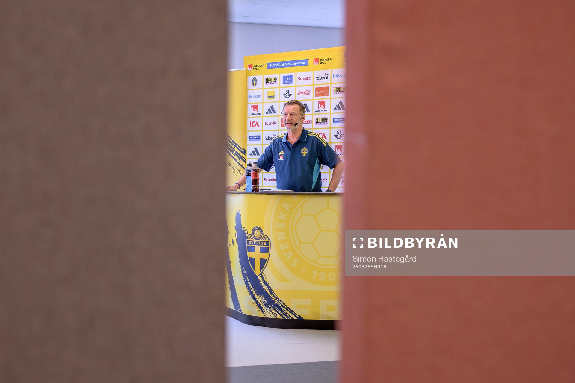 Head coach Peter Gerhardsson of the Swedish women's