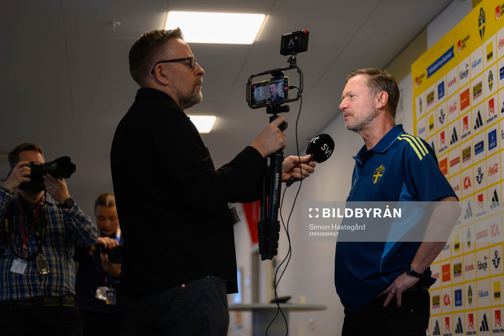 Head coach Peter Gerhardsson of the Swedish women's