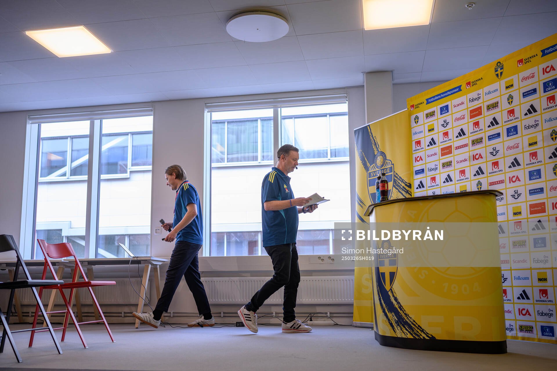 Head coach Peter Gerhardsson of the Swedish women's