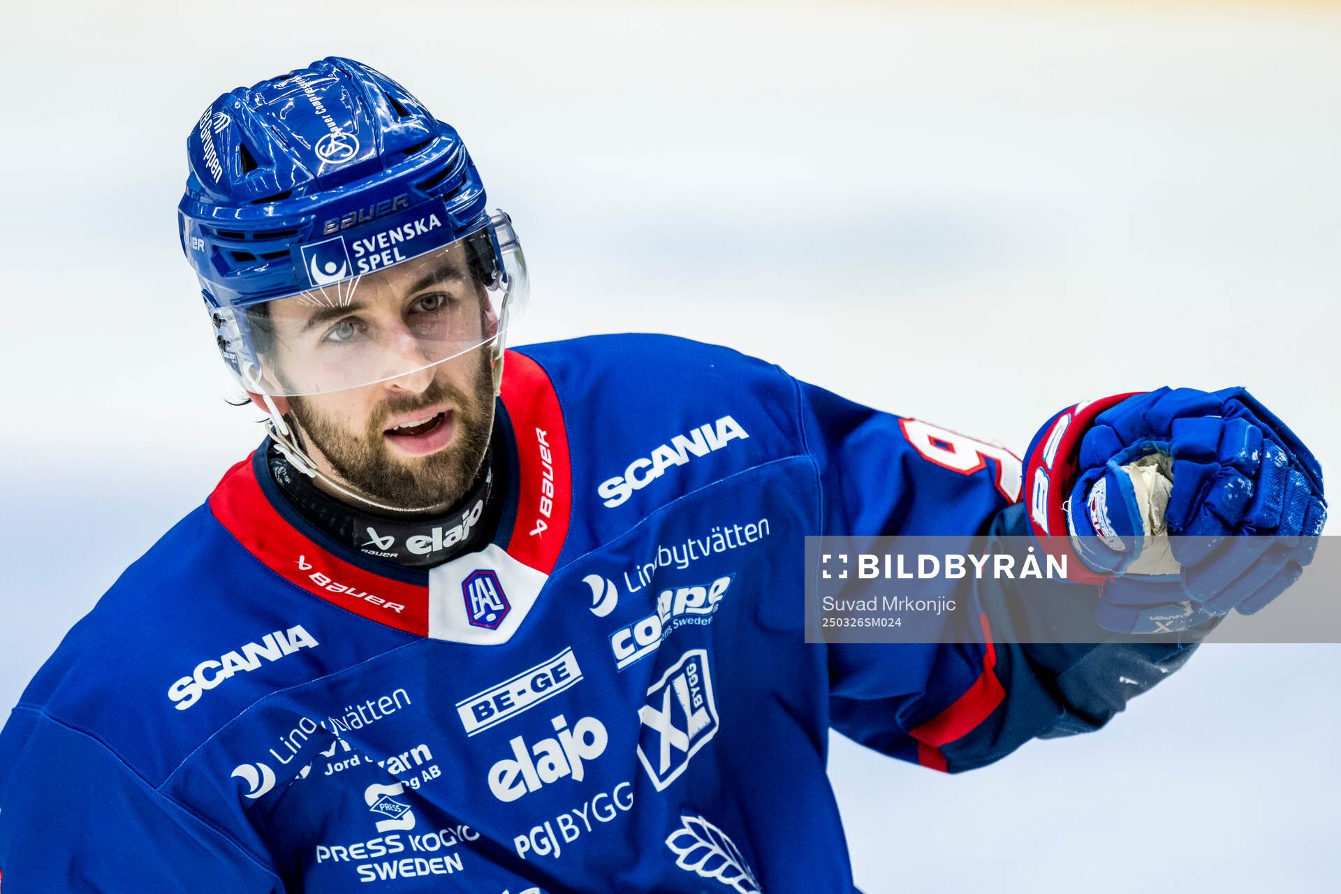 Oskarshamns Liam Hawel jublar