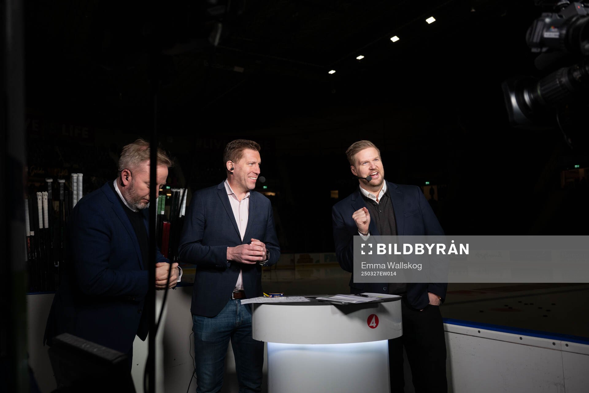 Fredrik Söderström, Per Svartvadet och Lars Lindberg i
