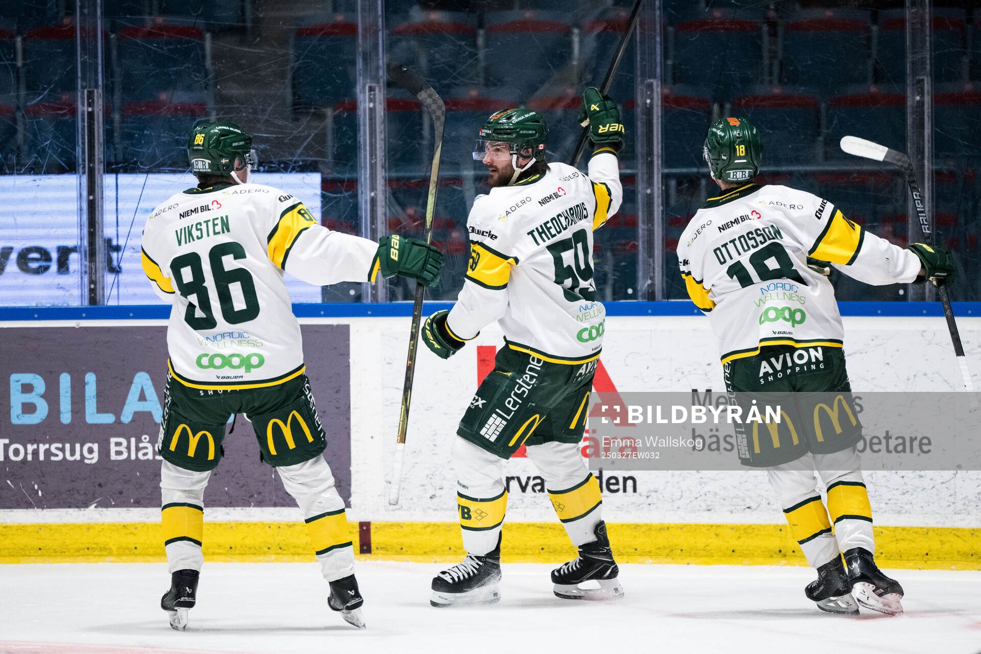 Björklövens Daniel Viksten, Theoklis Theocharidis och