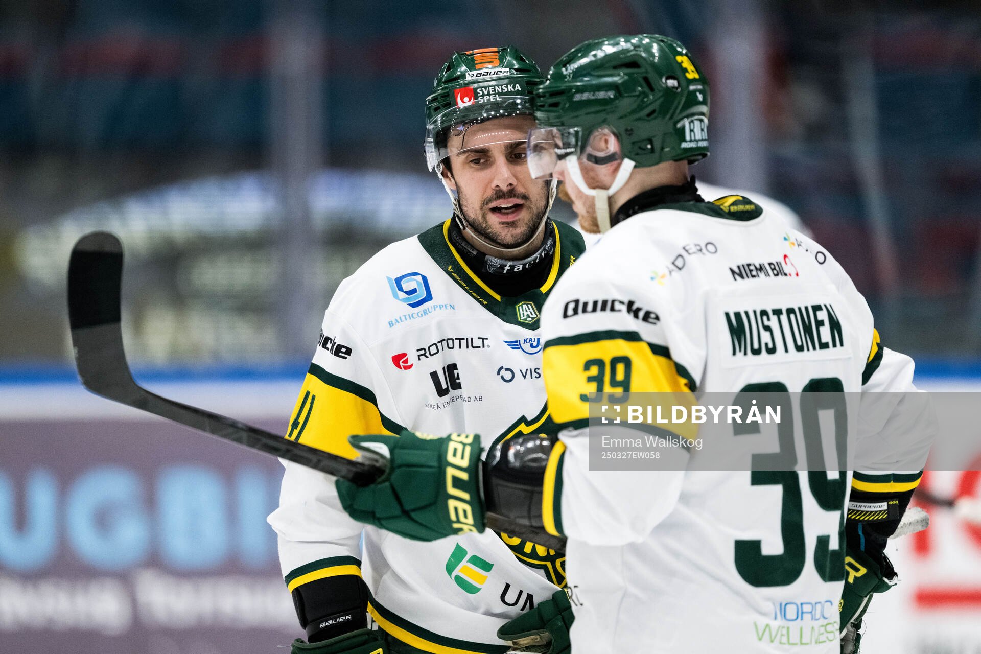 Björklövens Maxime Fortier och Joel Mustonen