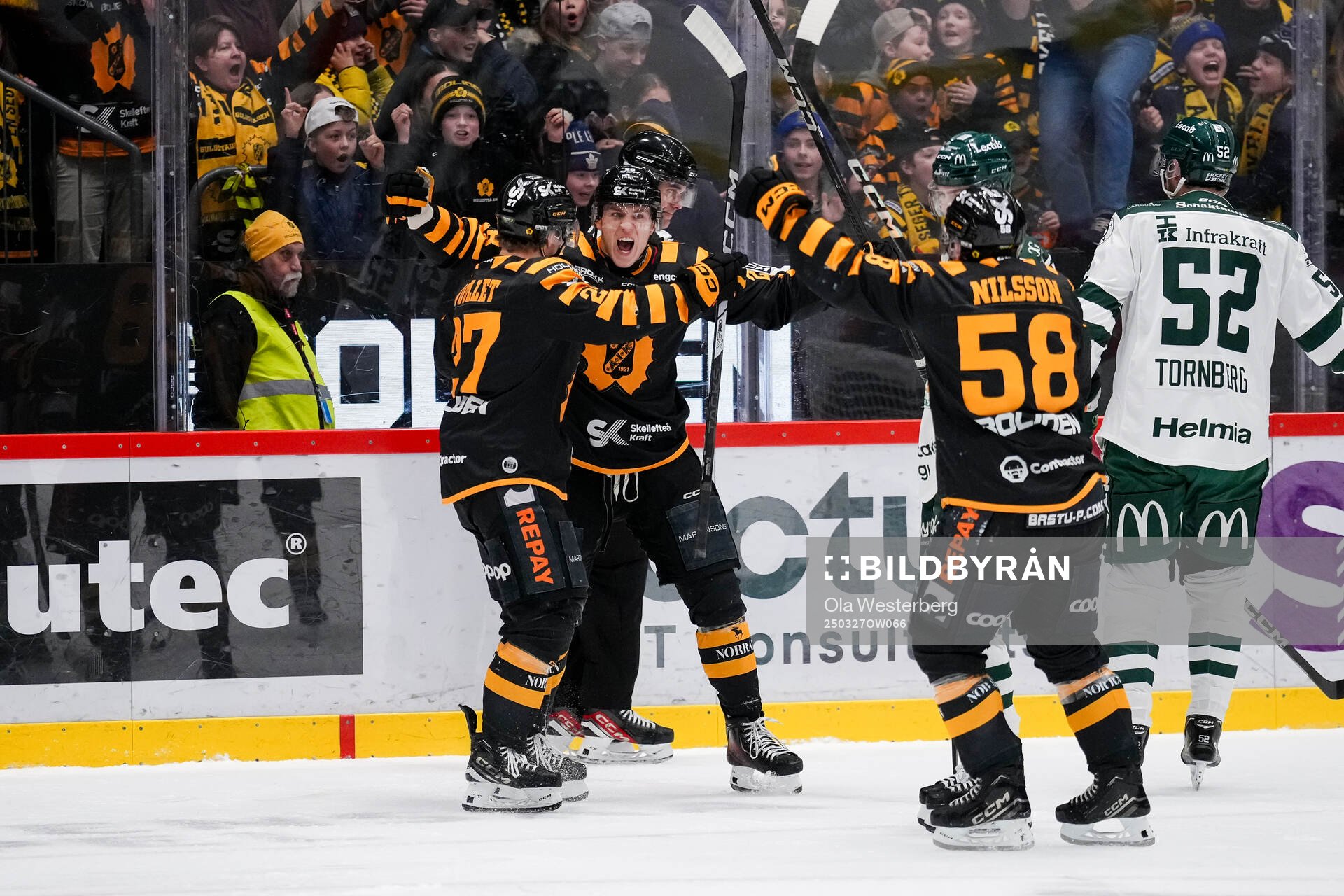 Skellefteås Michael Brandsegg-Nygård, Oskar Vuollet och