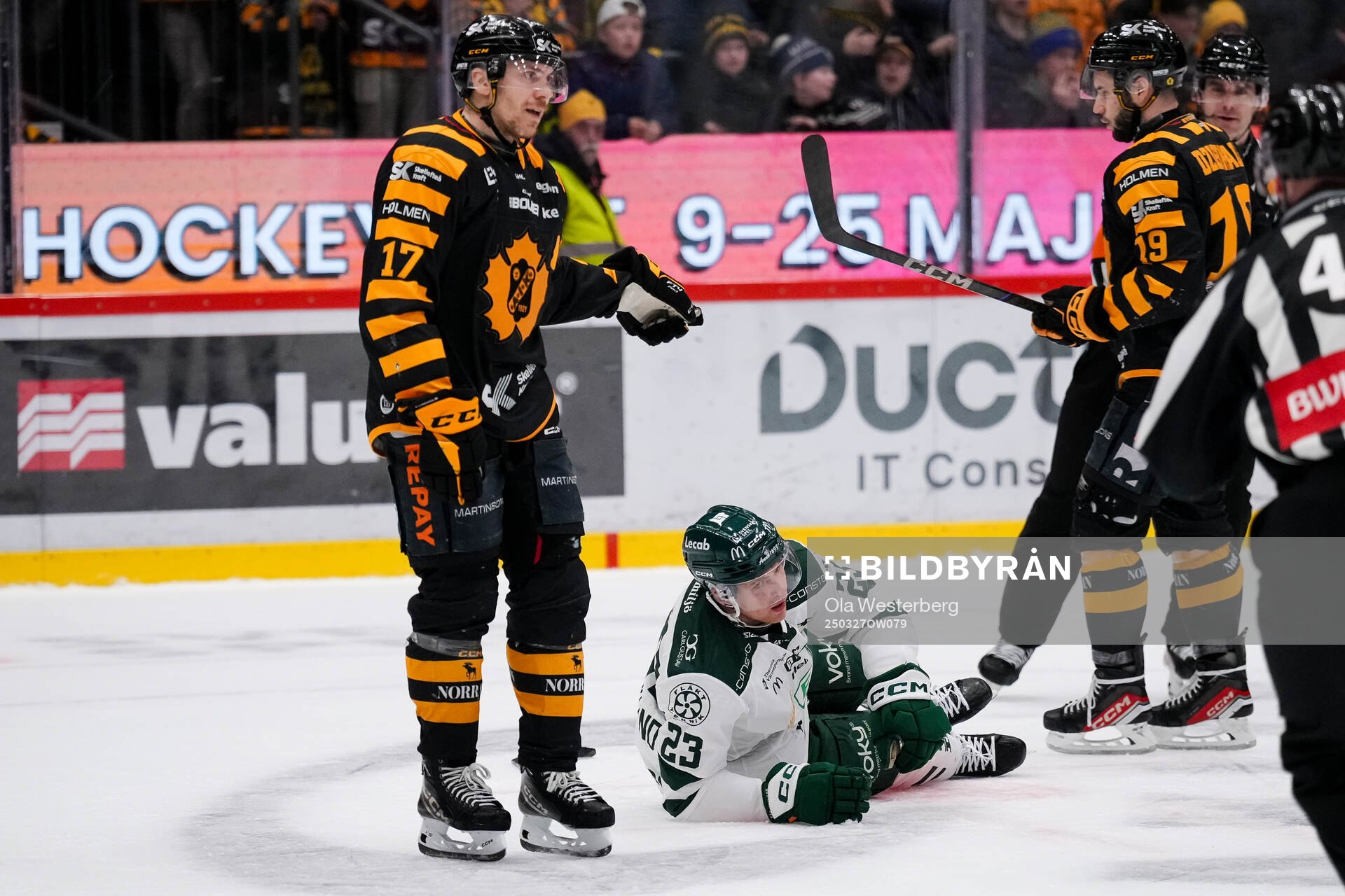 Skellefteås Pär Lindholm och Färjestads Oliver Eklind