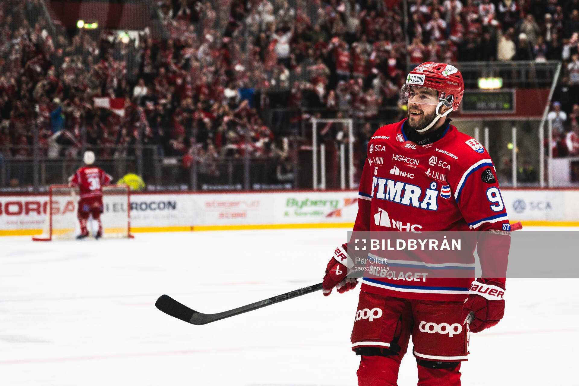 Timrås Magnus Pääjärvi jublar