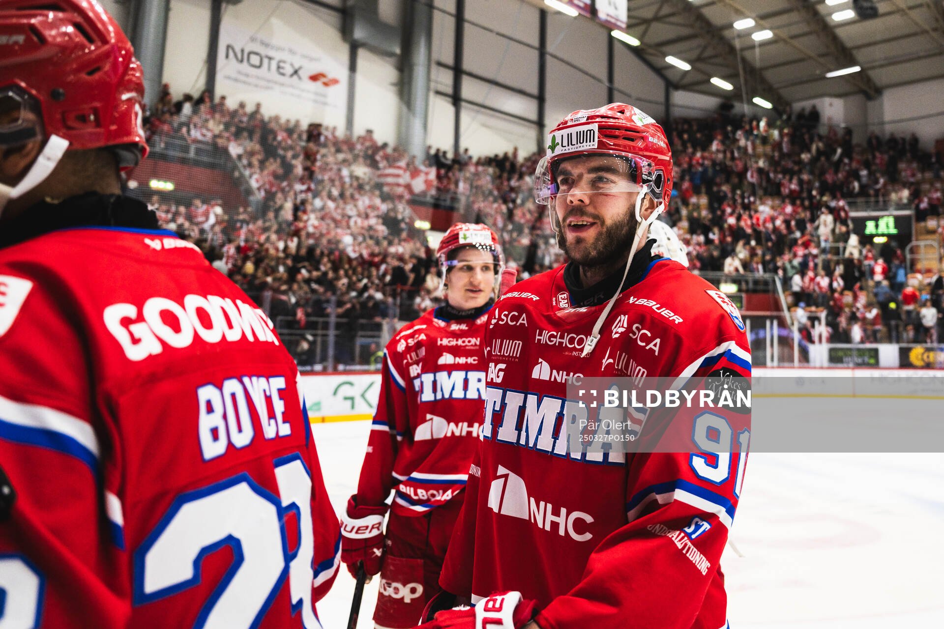 Timrås Magnus Pääjärvi jublar