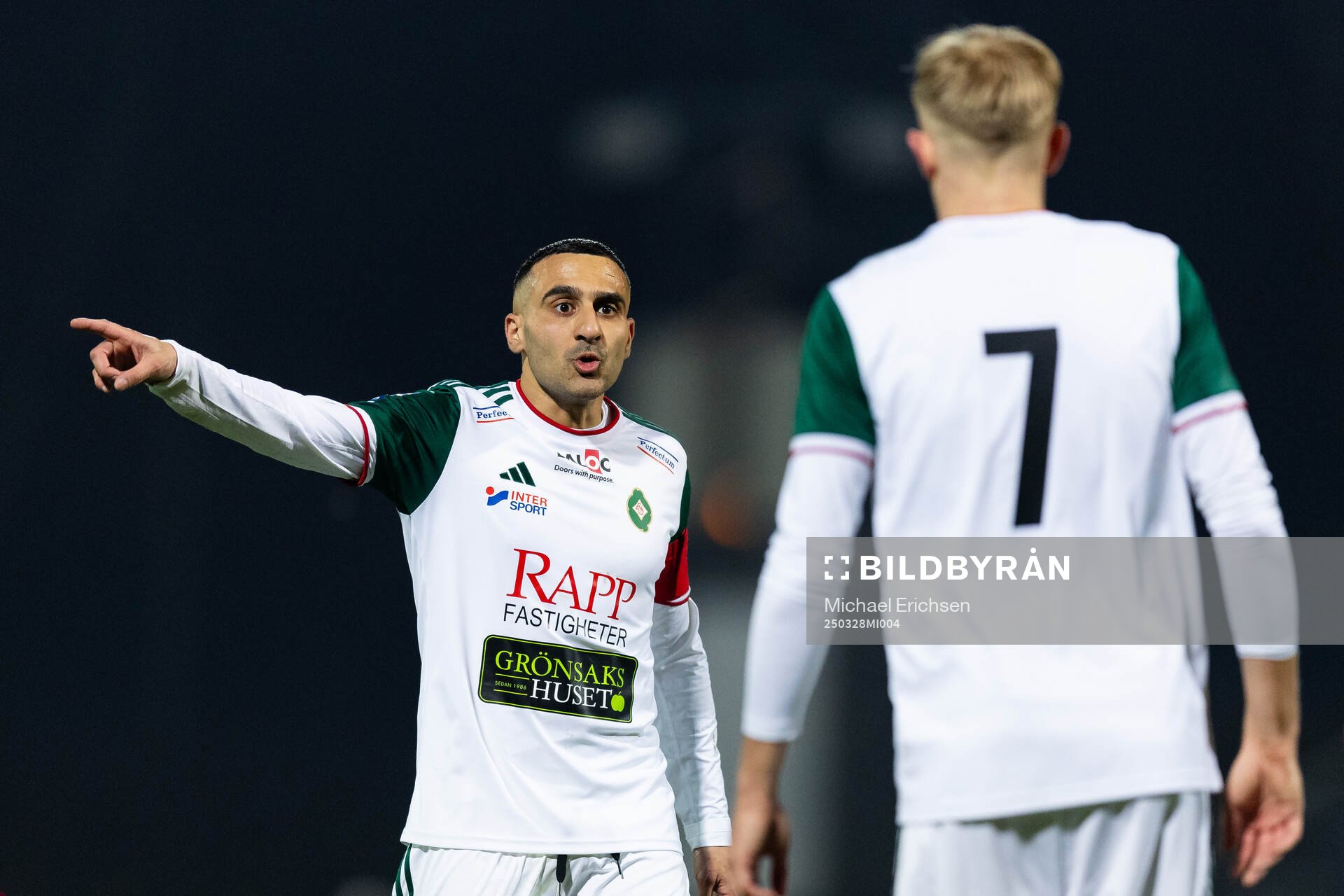 Skövde AIKs Sargon Abraham och Emil Skillermo