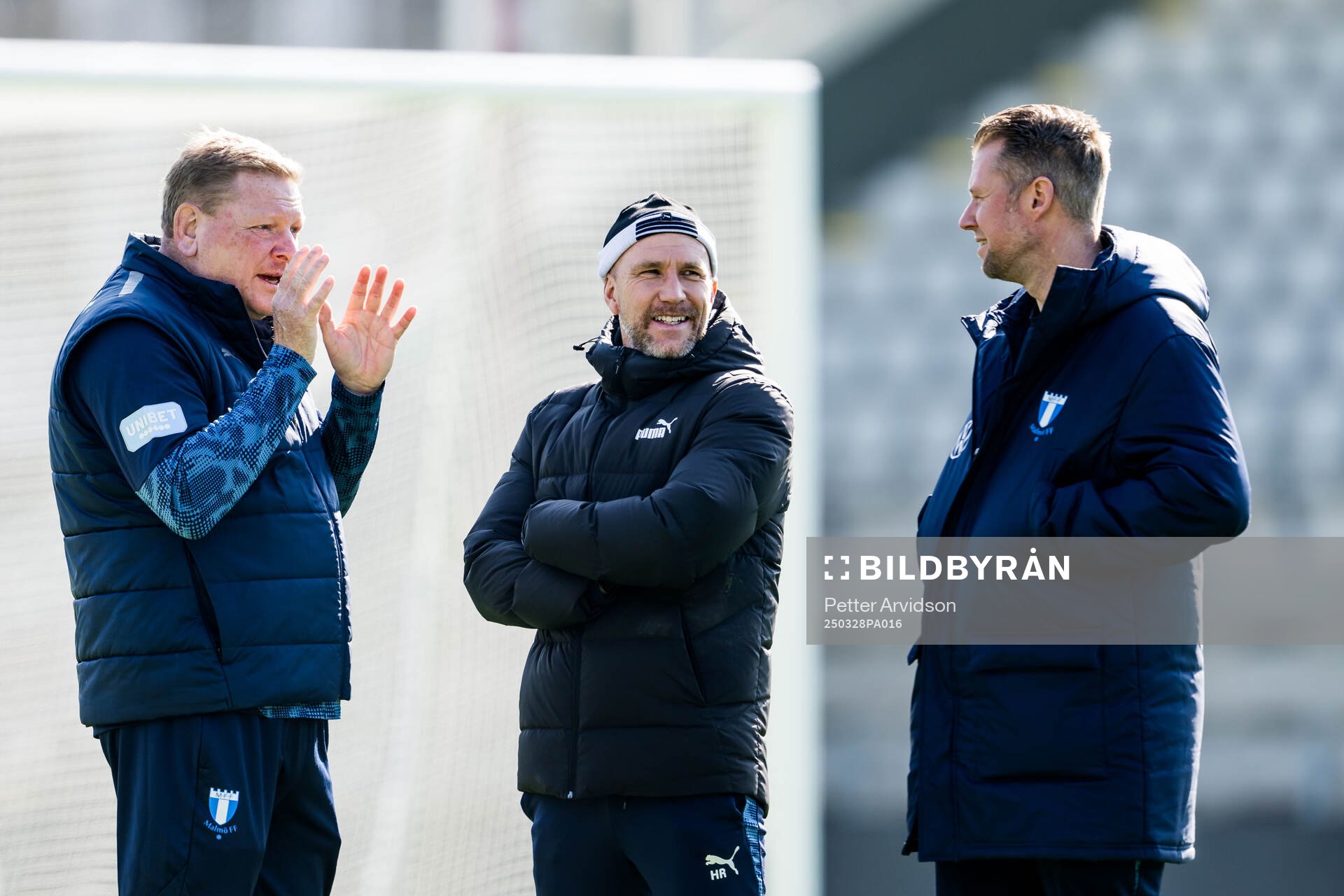 Malmö FFs sportkoordinator Alf Westerberg, tränare Henrik