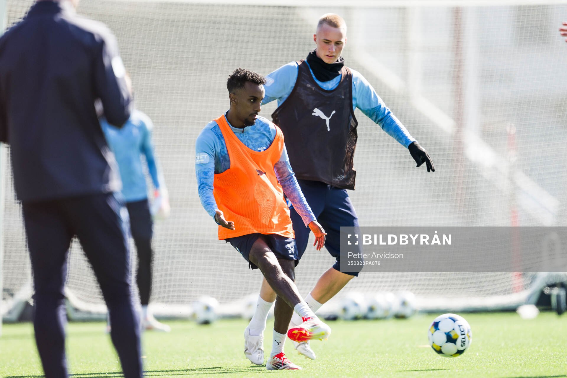 Malmö FFs Taha Ali och Daniel Gudjohnsen